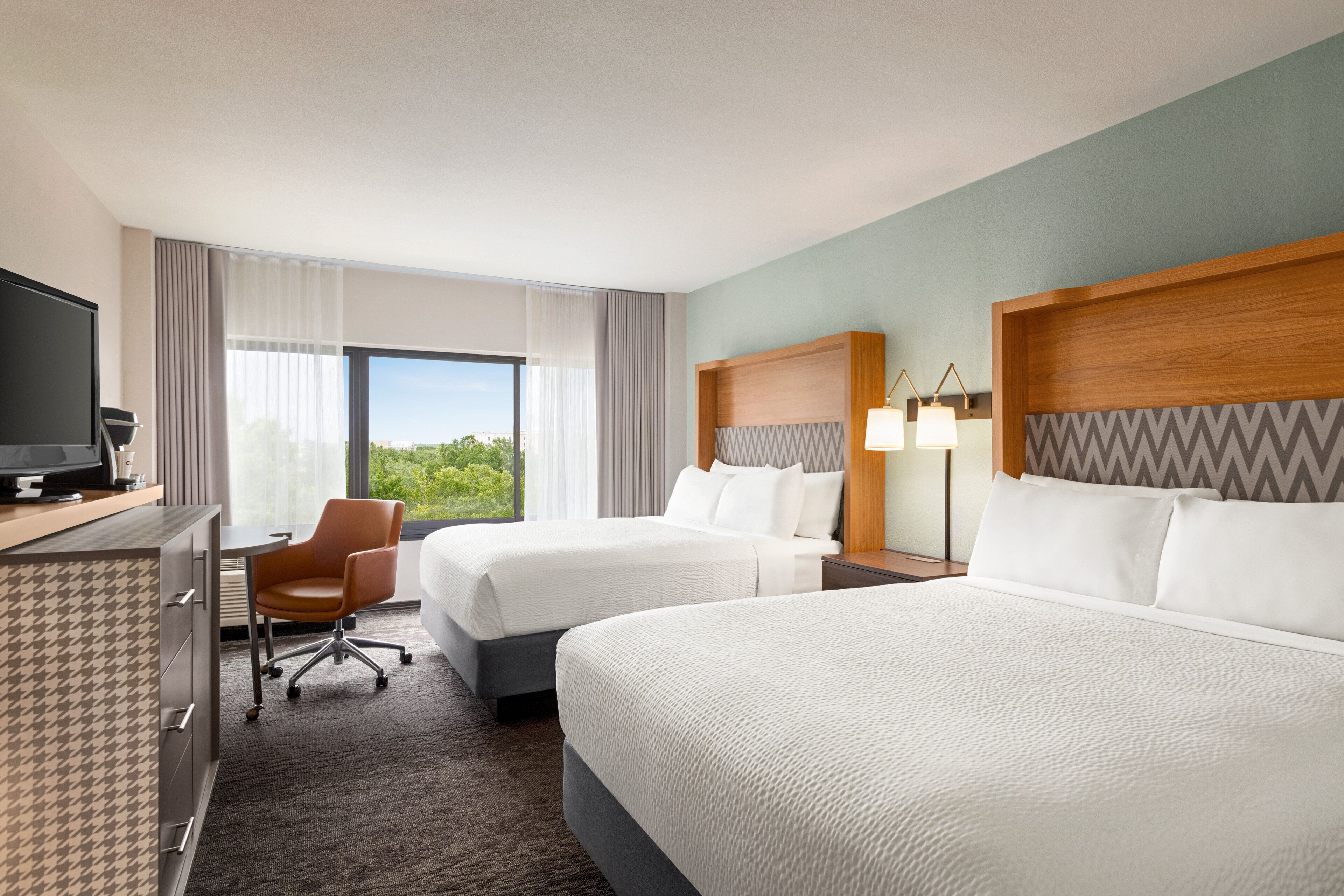 Standard Room, 2 Queen Beds, Refrigerator