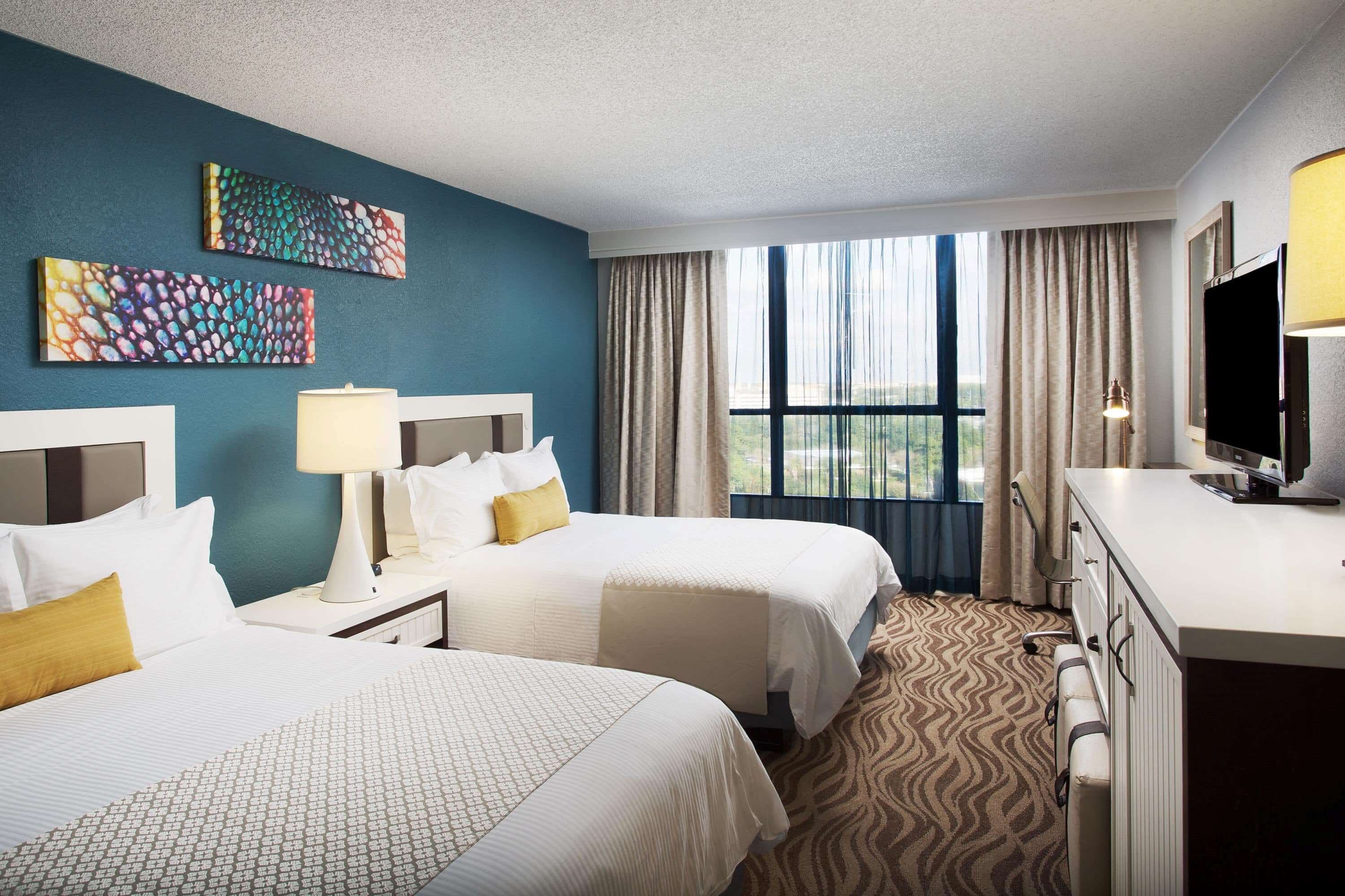 Room, 2 Queen Beds, Accessible, Non Smoking (Mobility/Hearing, tub w grab bars)