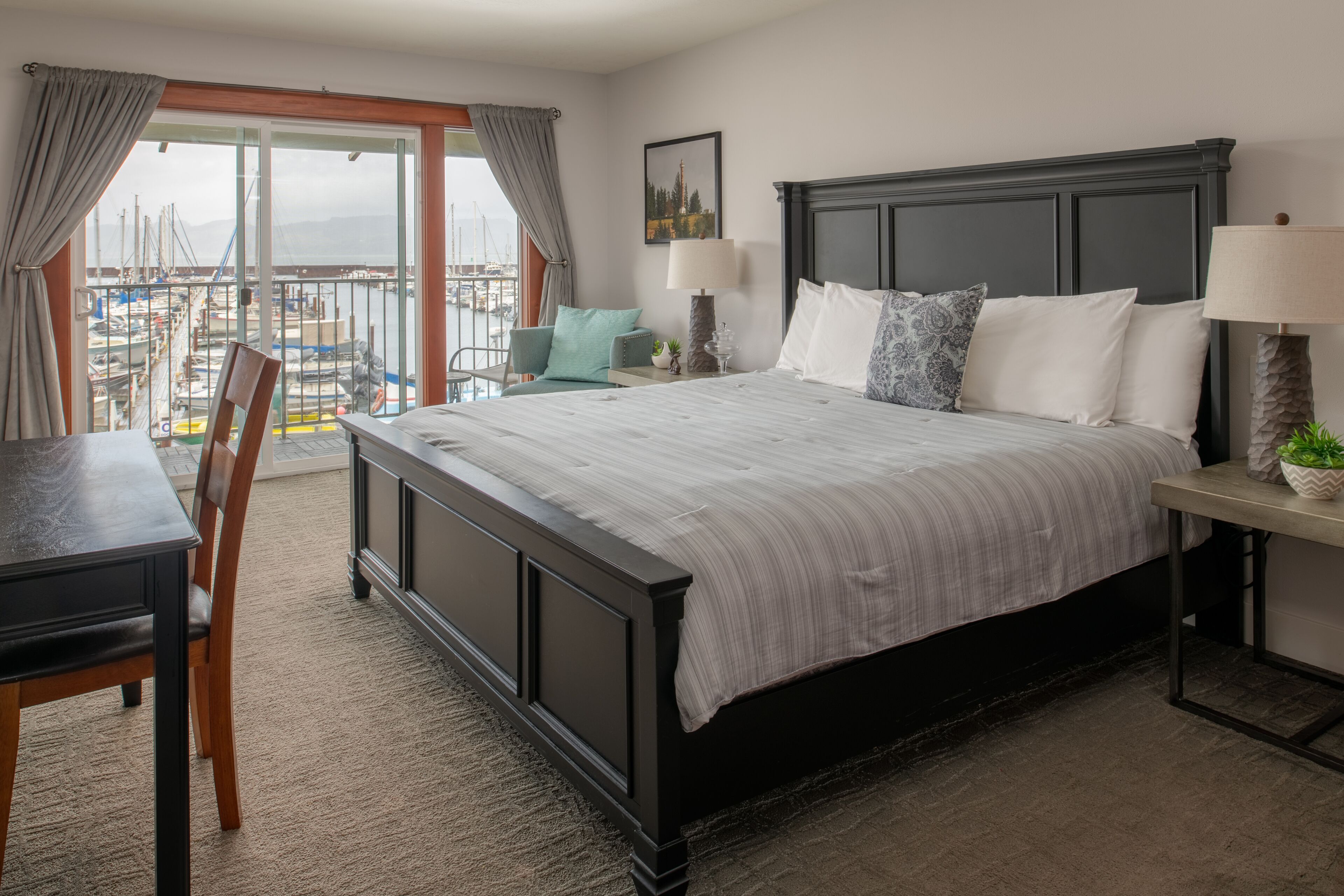 Premium King Suite with Marina View and Twin Balcony- No Pets