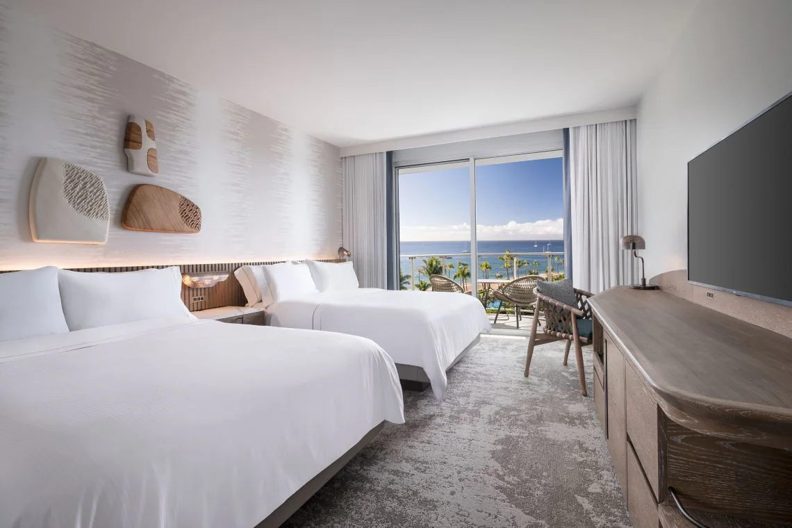 Superior Room, 2 Queen Beds, Ocean View (Kukahi)