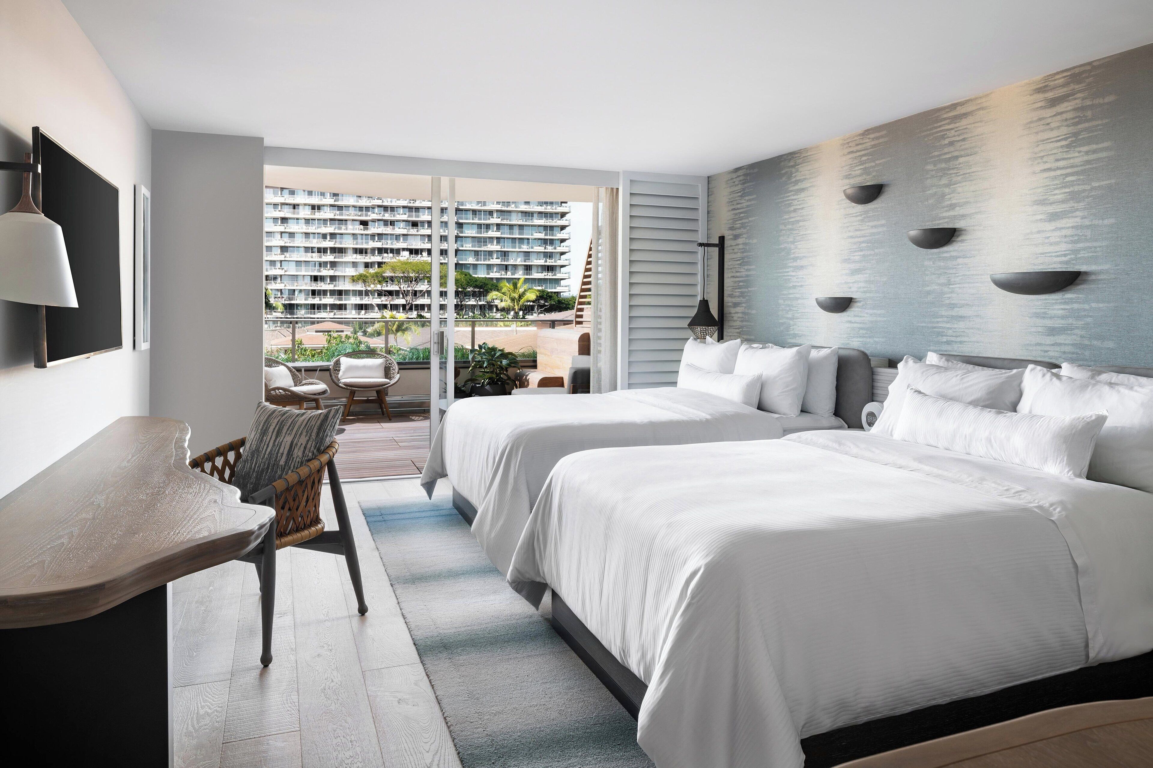 Room, 2 Queen Beds, Lanai (Hokupa'a Tower, Extended Lanai)