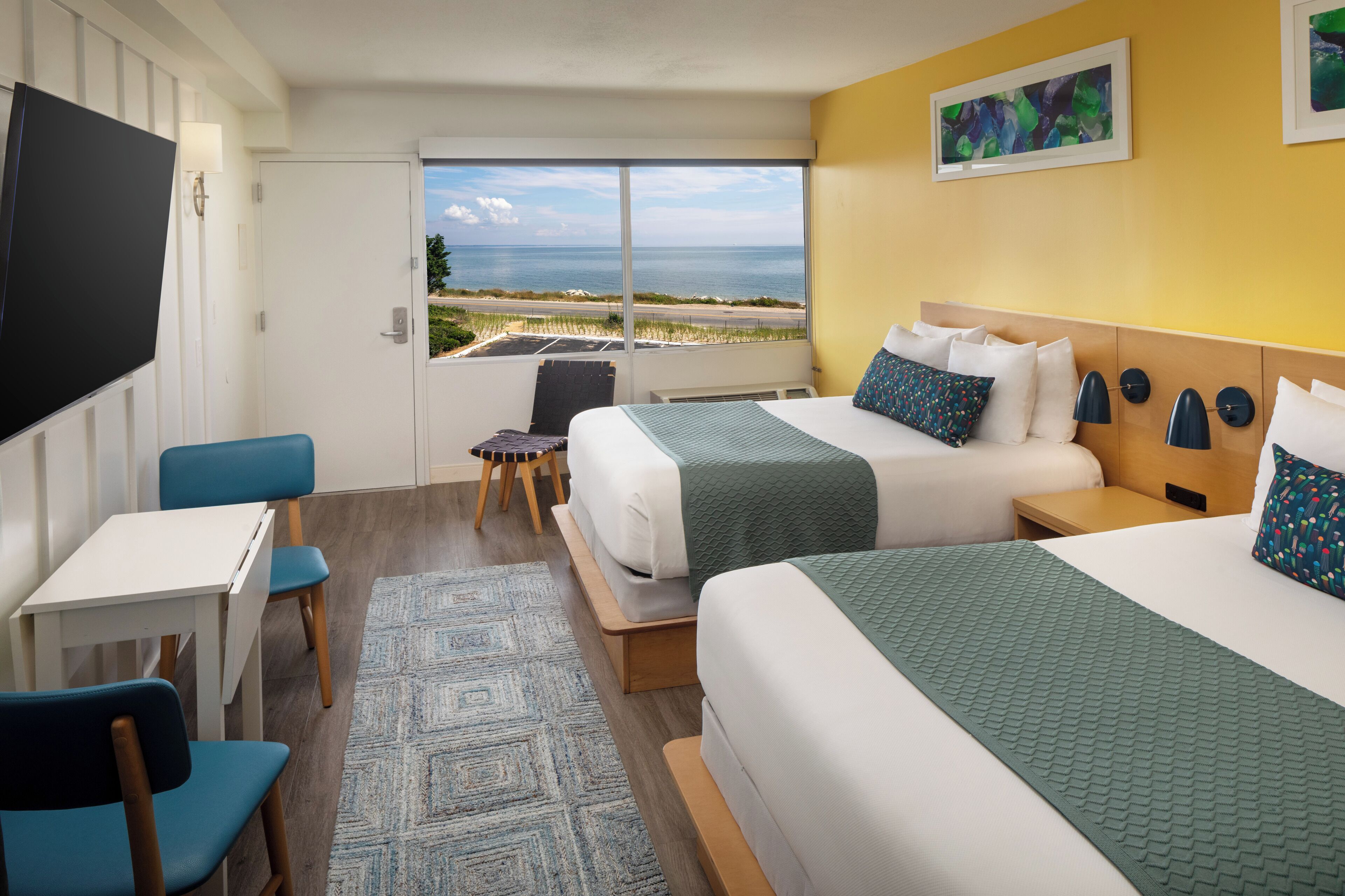 Room, 2 Double Beds, Bay View