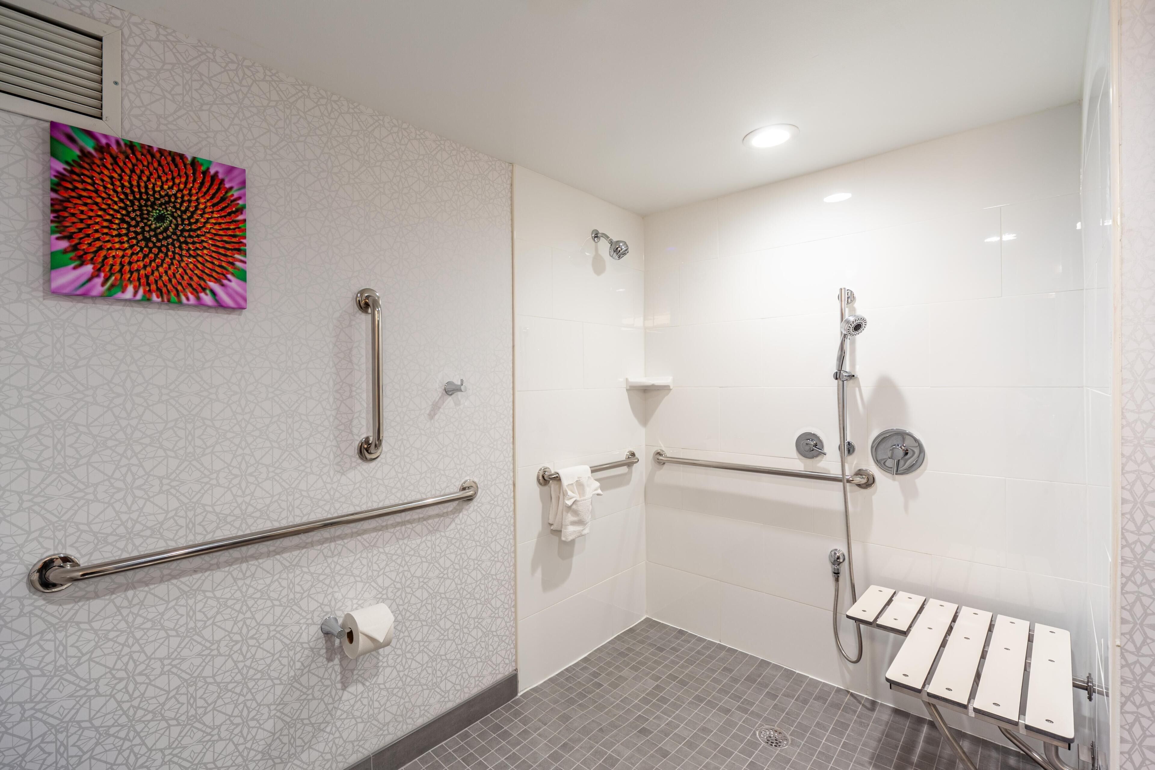 1 King Bed, Mobility Accessible (Roll-in Shower), Non Smoking