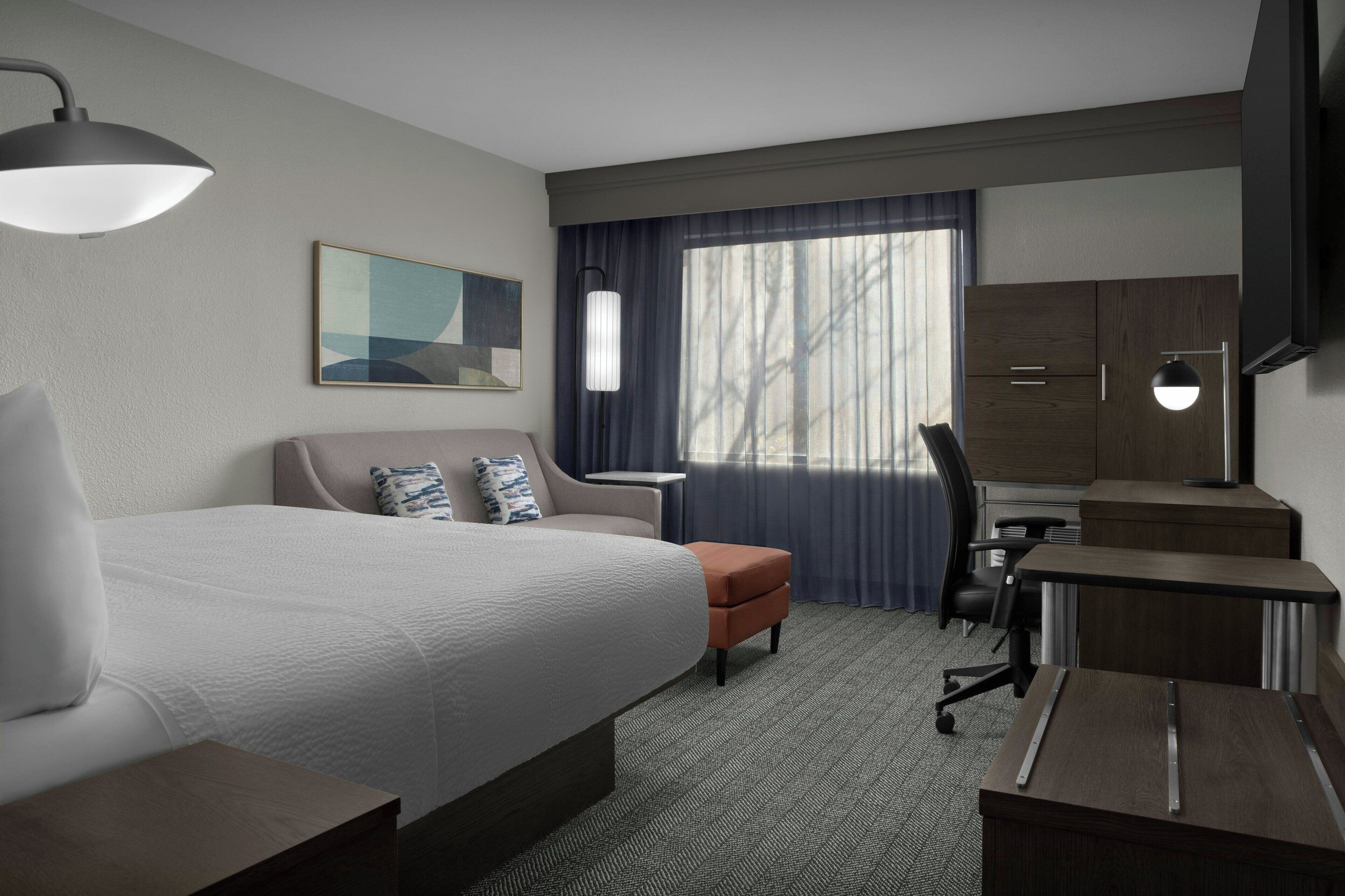 Room, 1 King Bed with Sofa bed, Hearing Accessible