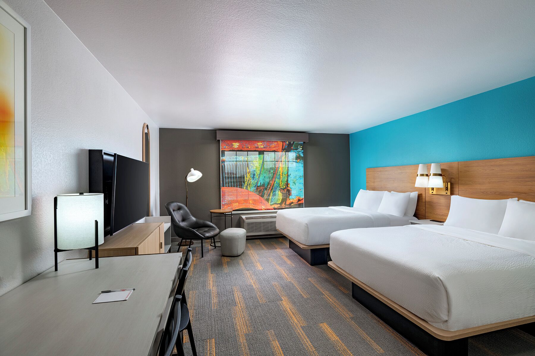 Studio, 2 Queen Beds