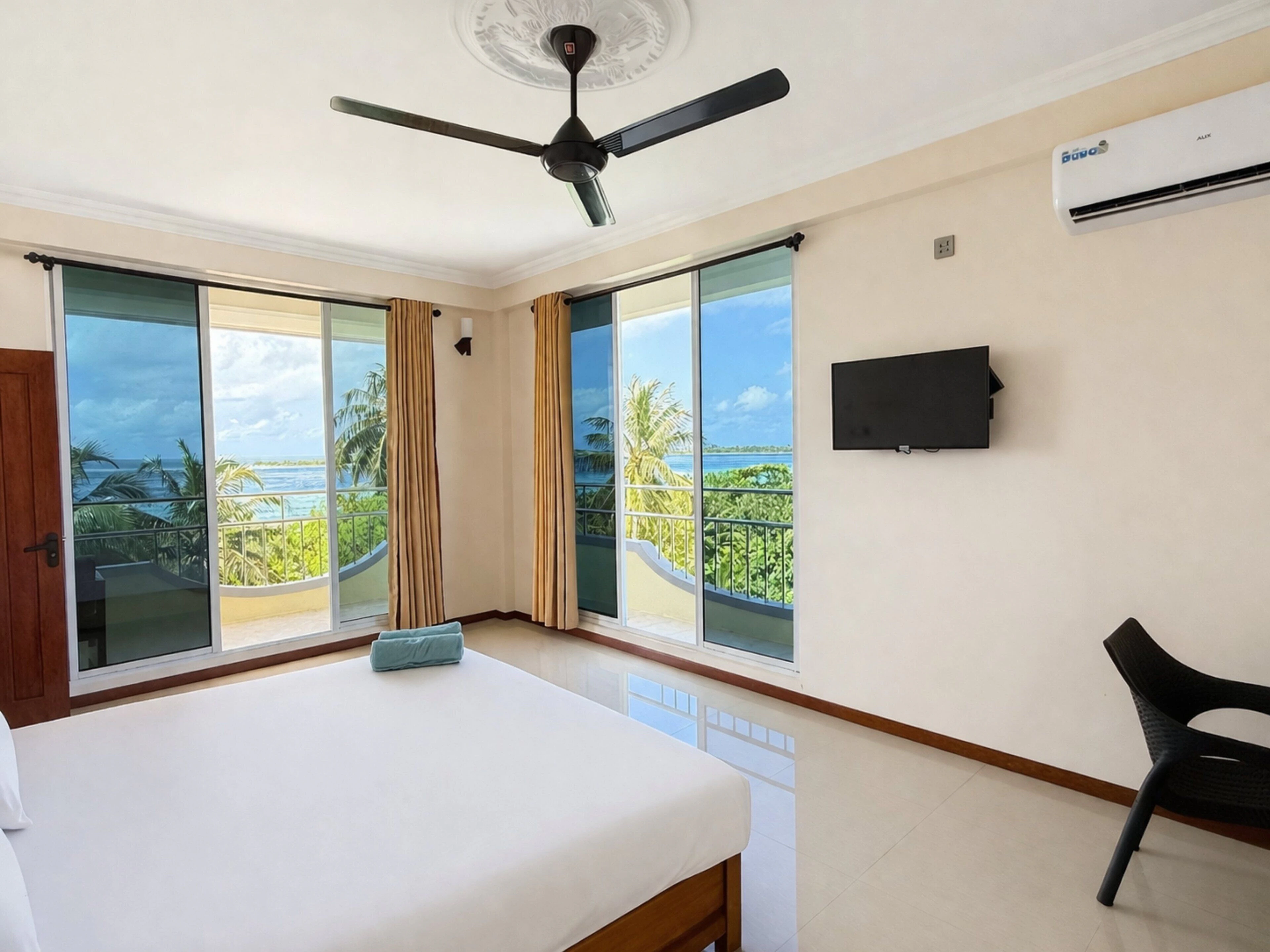Deluxe Double Room, 1 Bedroom, Balcony, Sea View