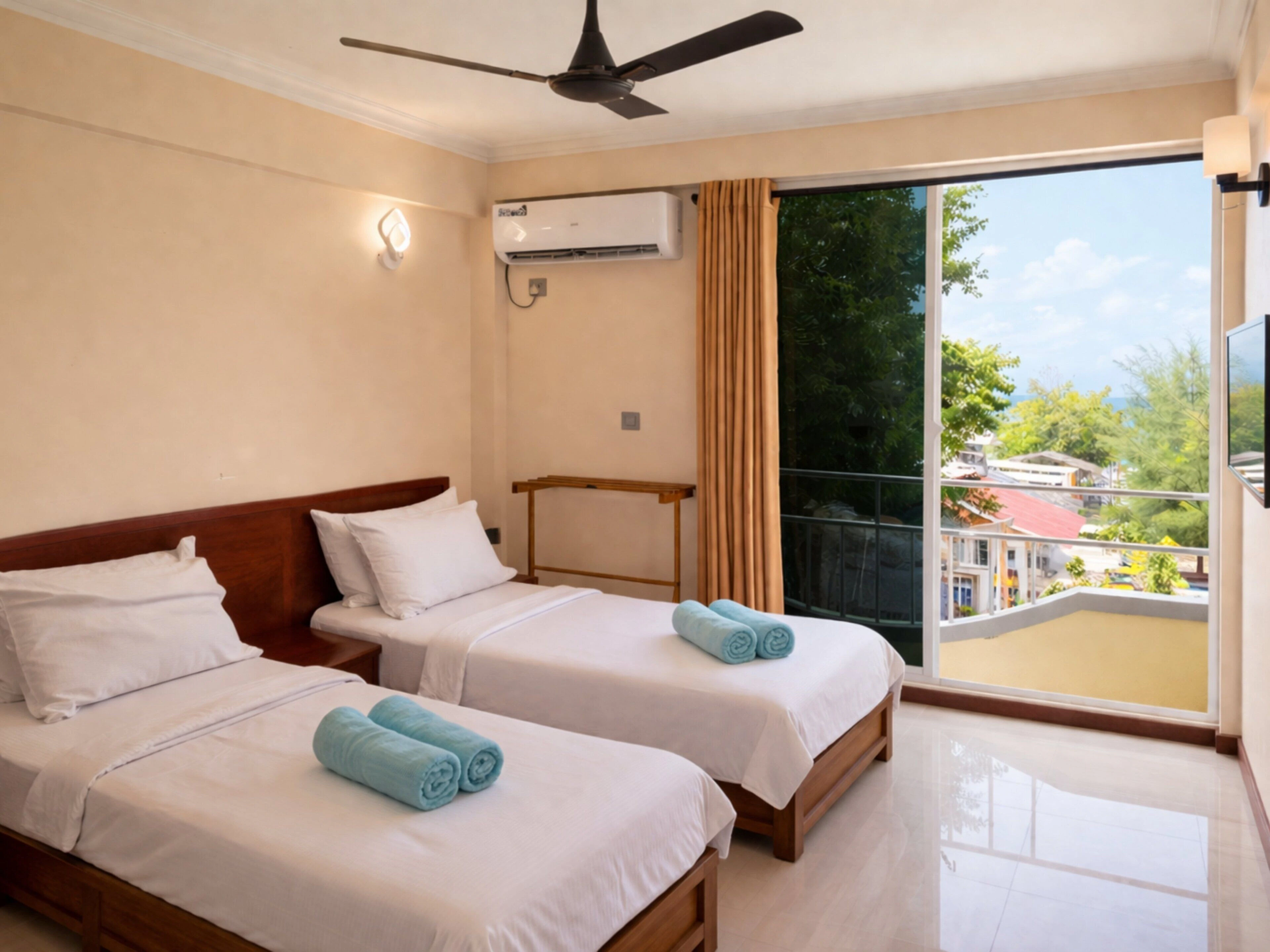 Standard Double Room, 1 Bedroom, Balcony, Sea View