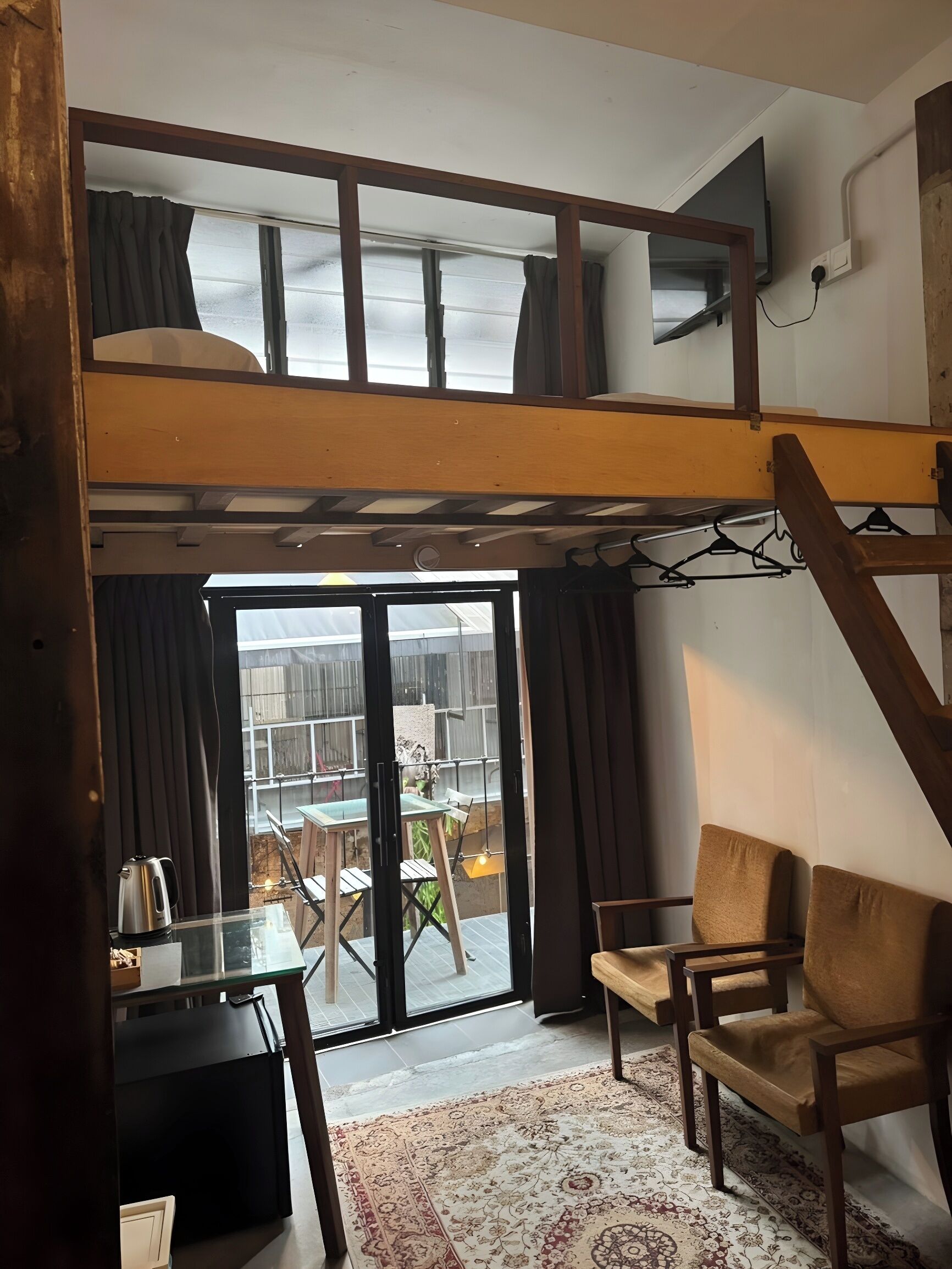 Private Double Bed Loft Ensuite Bathroom