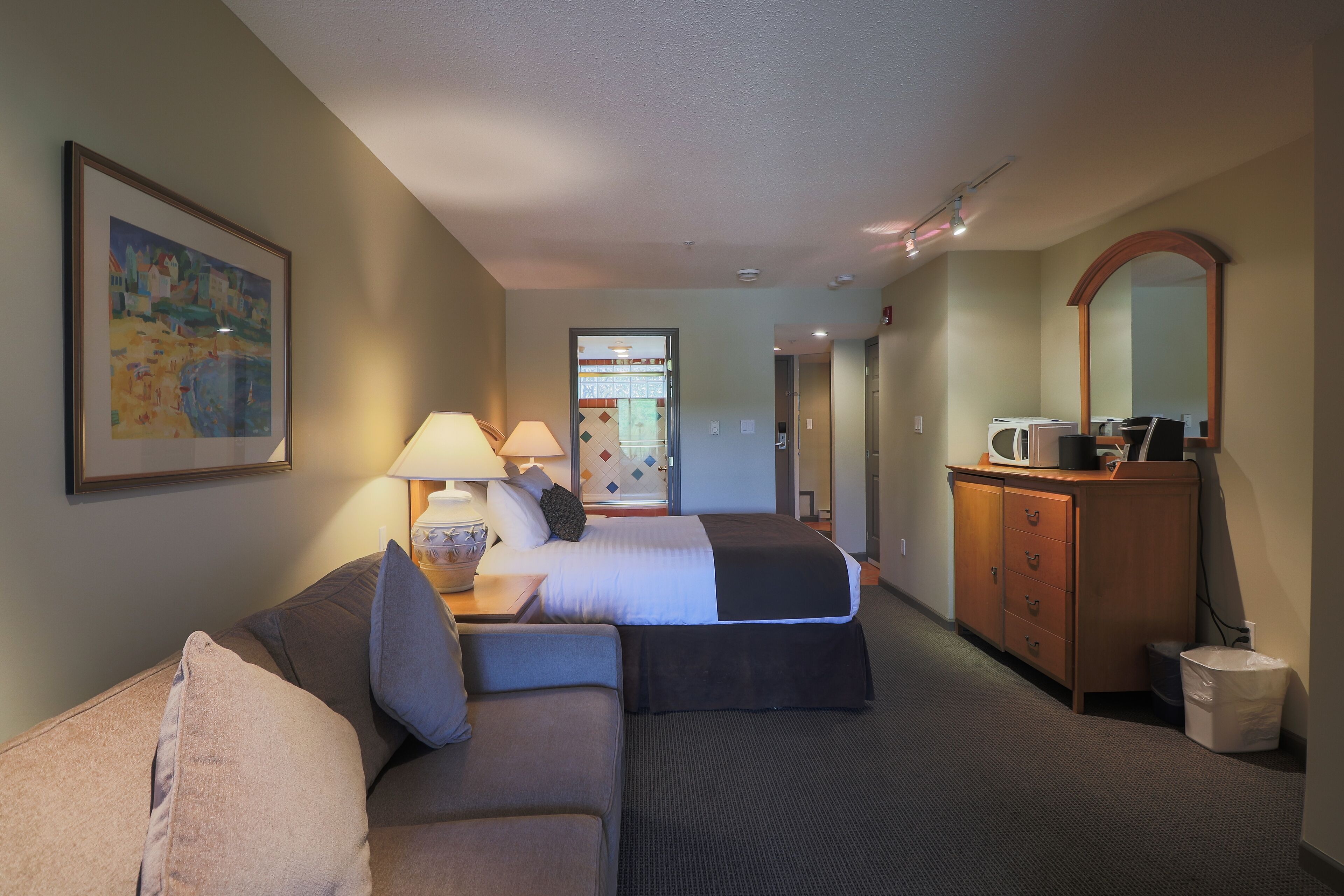 Standard Hotel Room, Queen Bed and Sofa Bed