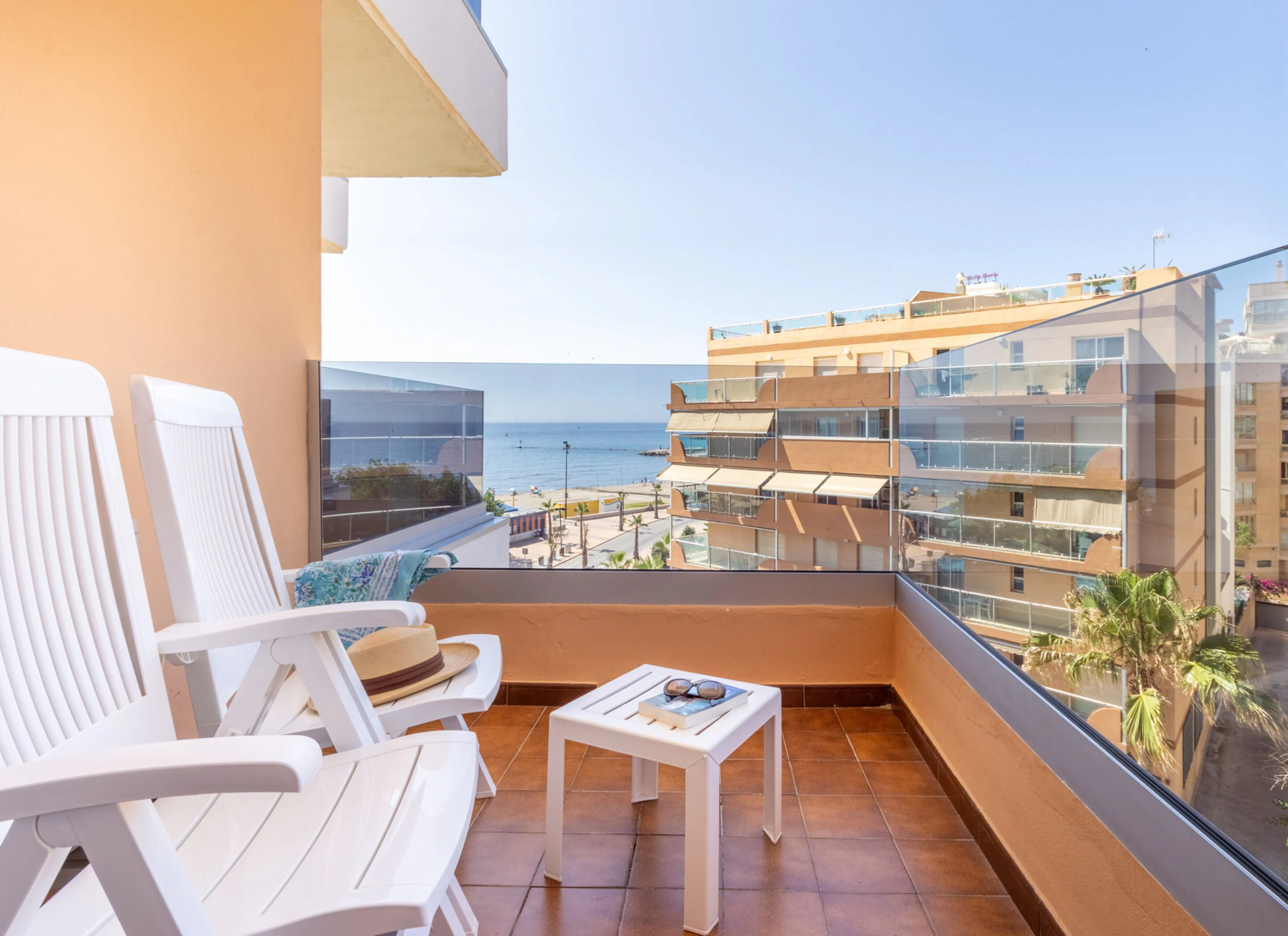 Double or Twin Room, Terrace, Partial Sea View