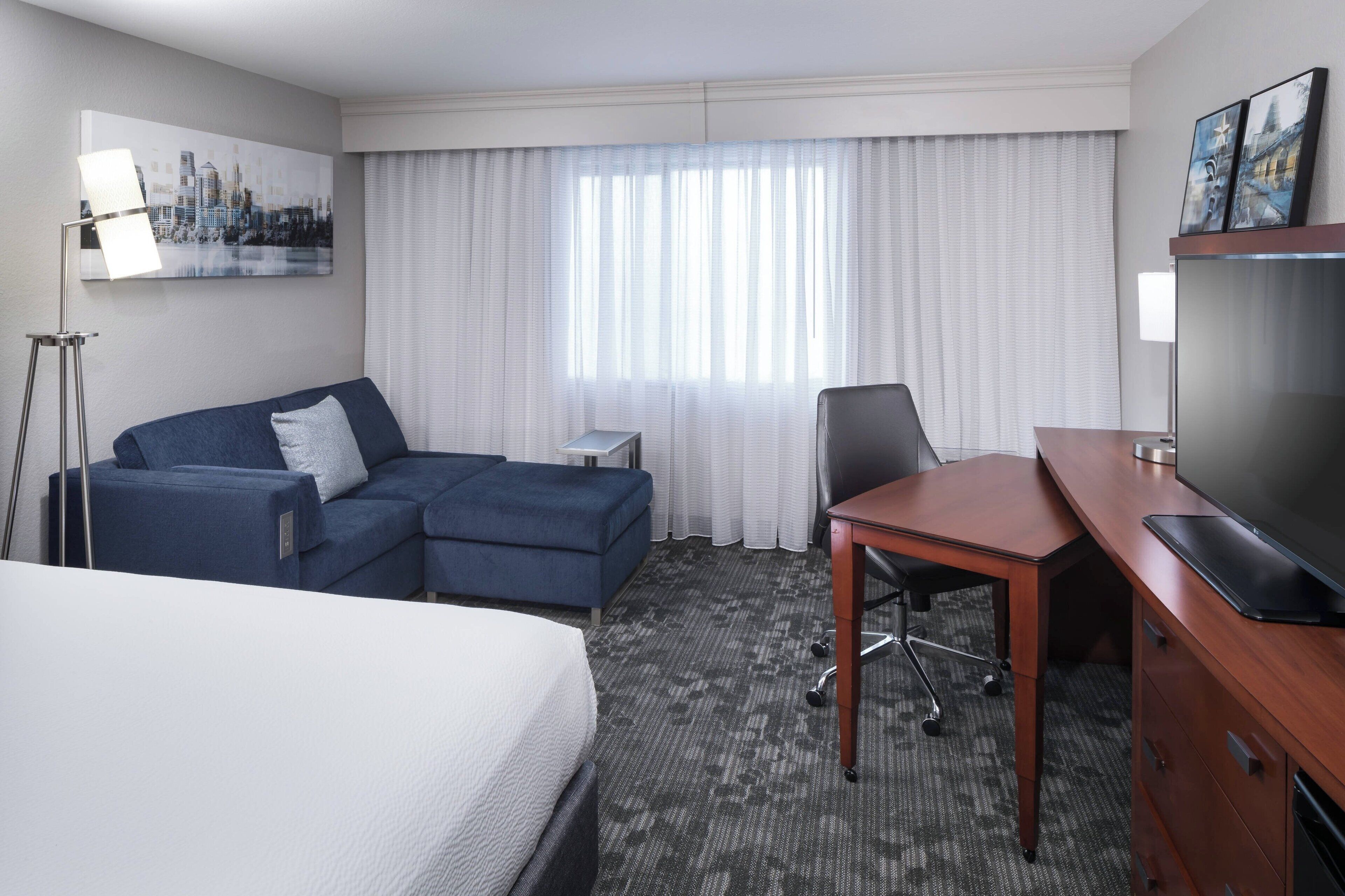 Room, 1 King Bed with Sofa bed (Hearing Accessible)