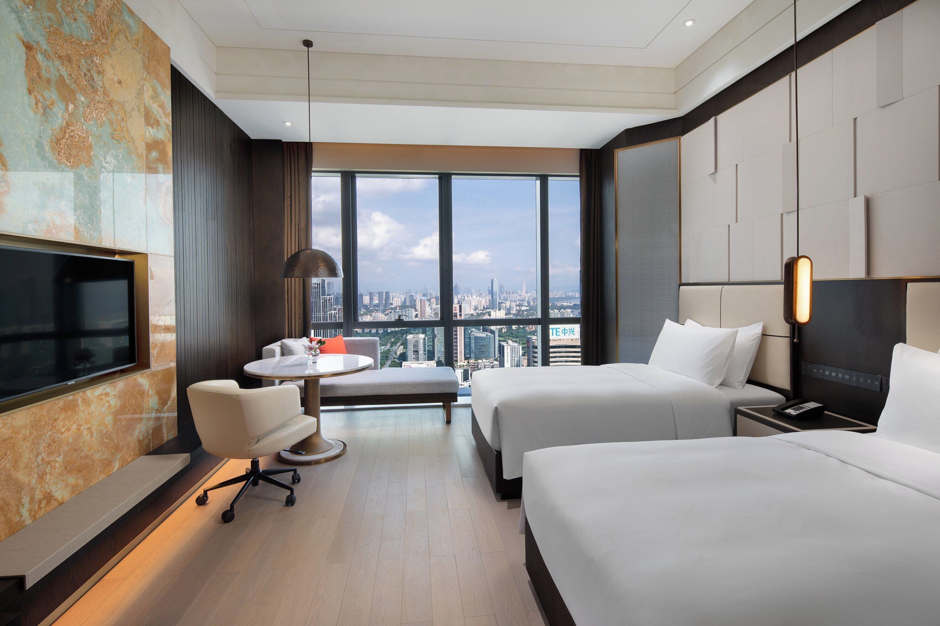 Standard Room, 2 Twin Beds, Club Lounge Access, City View
