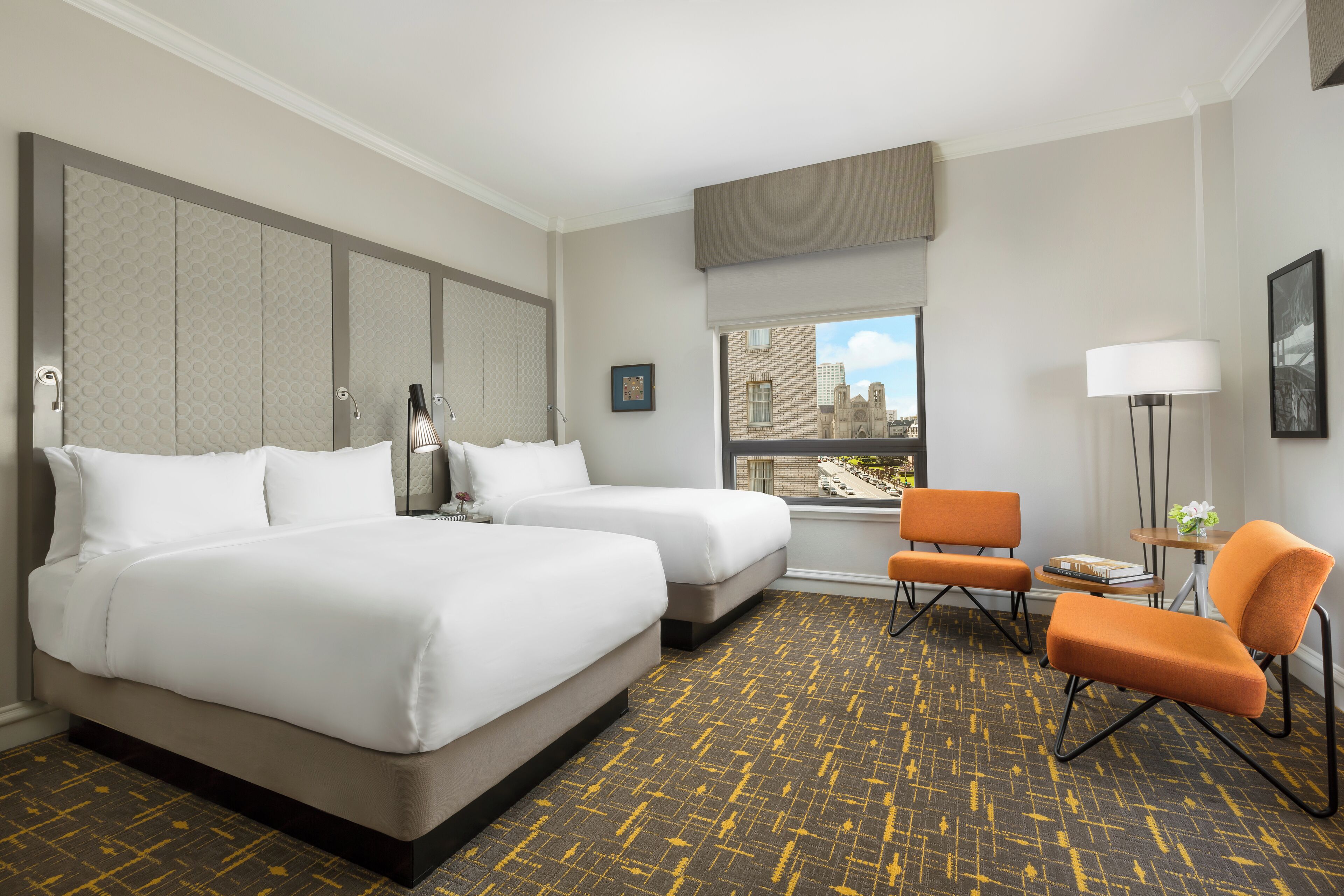 Premier Room, 2 Double Beds, City View