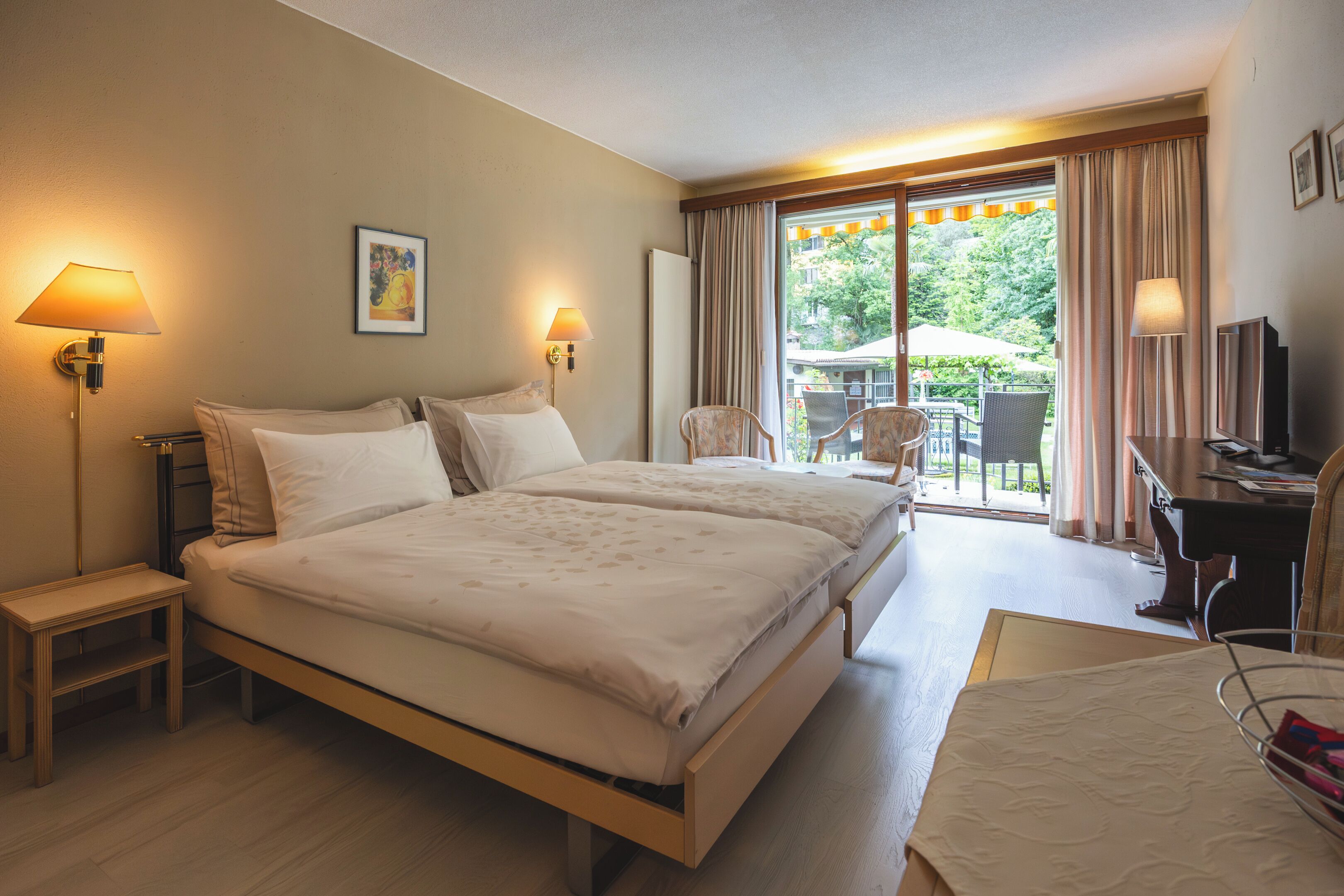 Comfort Double Room, 1 Bedroom, Balcony, Garden View