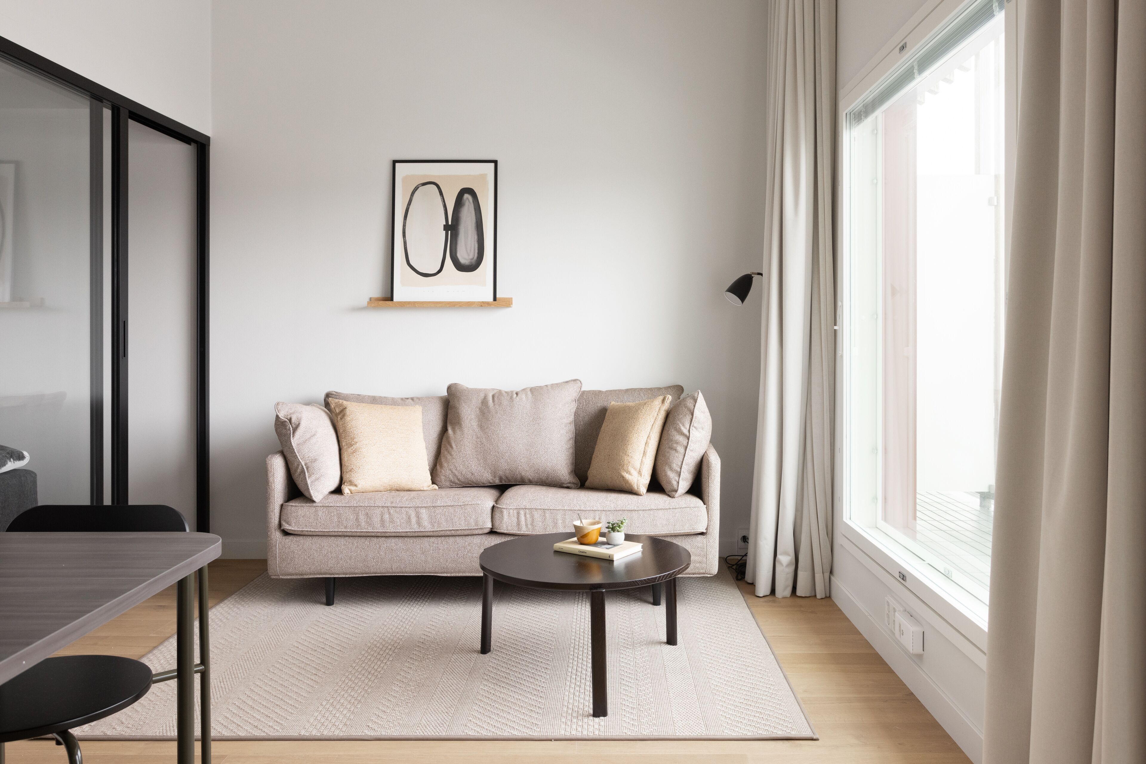 Spacious studio with a rooftop terrace