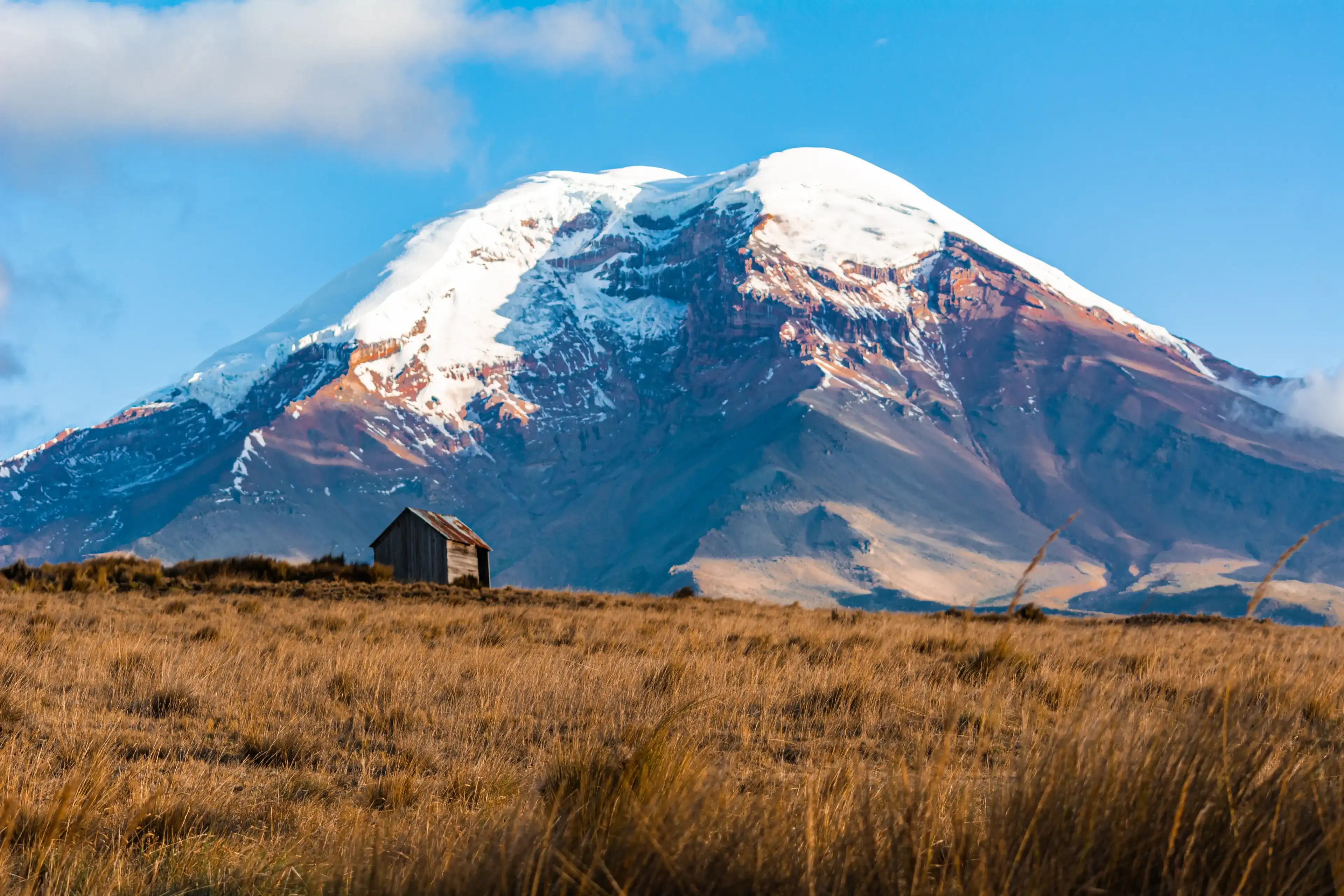 Chimborazo is the highest volcano and mountain in Ecuador,photo 2020 Chimborazo is the highest volcano and mountain in Ecuador,photo 2020