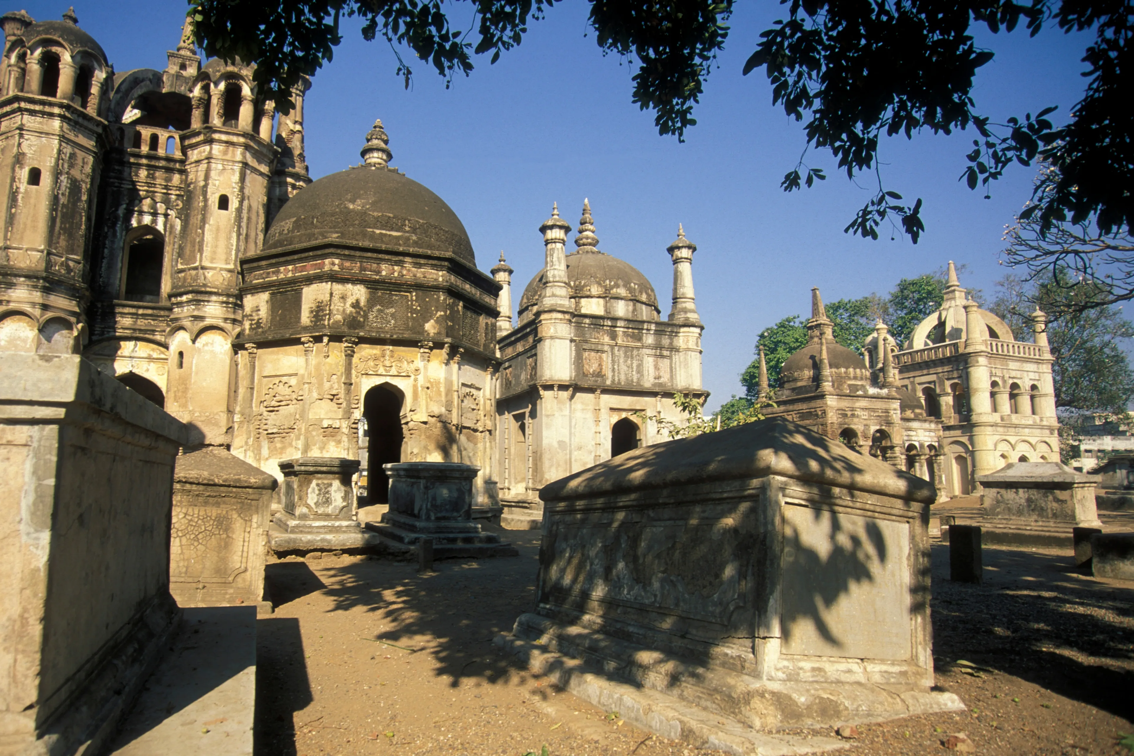 the Duch Cemetery in the city of Surat in the Province Gujarat in India. India, Gujarat, April, 1998