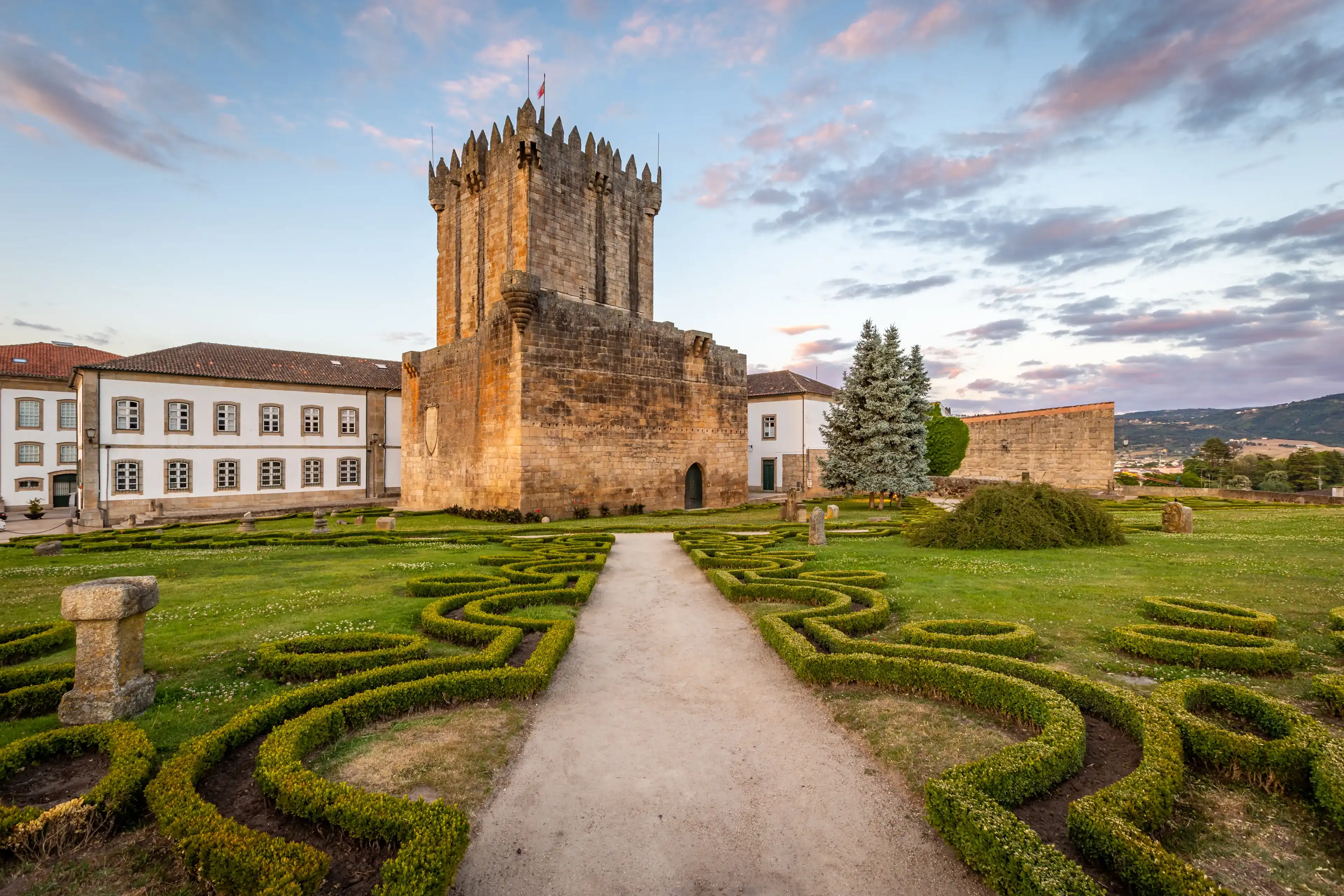 Chaves/Vila Real/Portugal - June 14 2019: Castelo de Chaves Chaves/Vila Real/Portugal - June 14 2019: Castelo de Chaves
