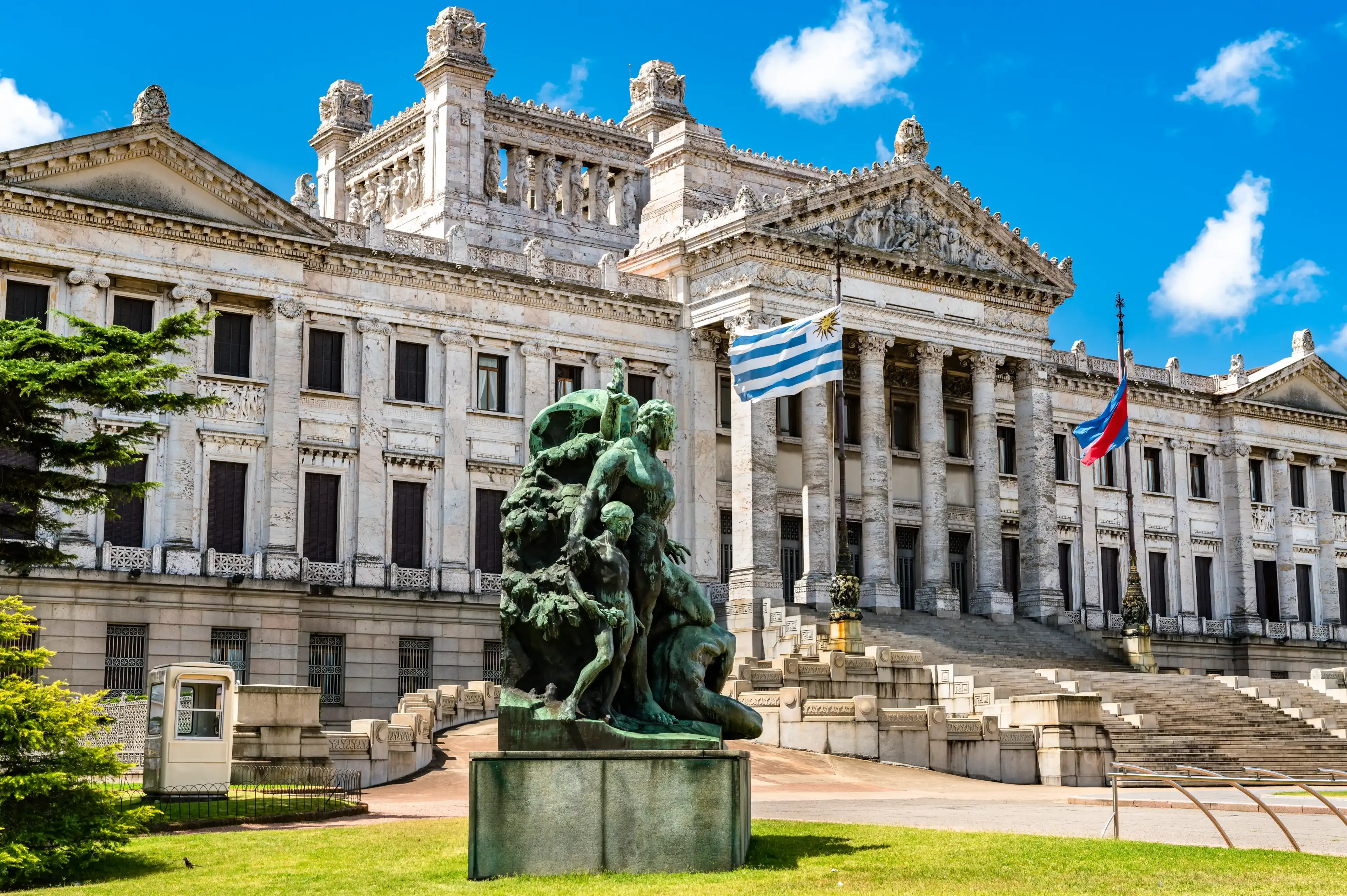 Legislative Palace of Uruguay, a monumental building in Montevideo
