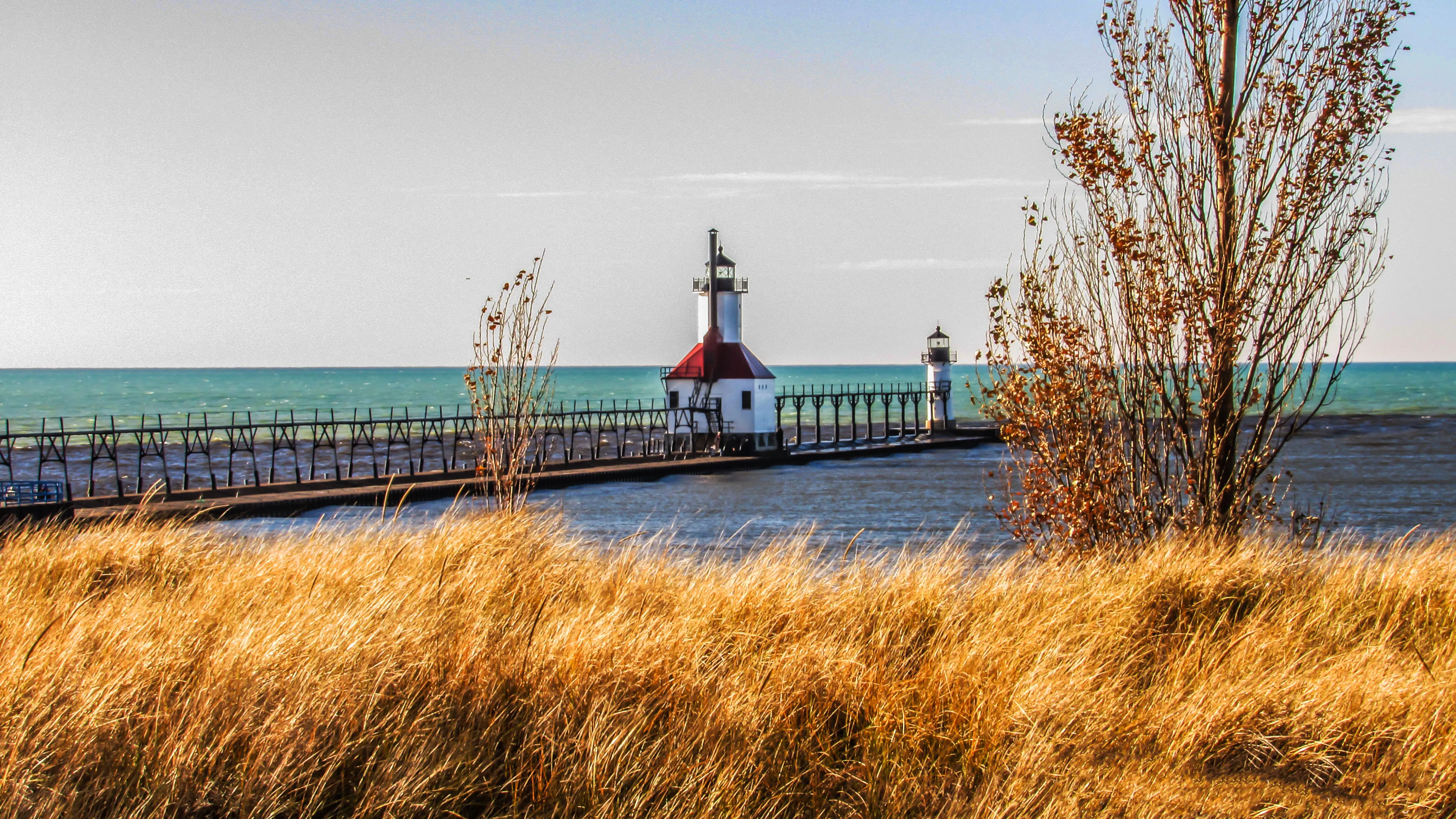Beautiful Lake Michigan, Tiscornia Beach. Benton Harbor Michigan 