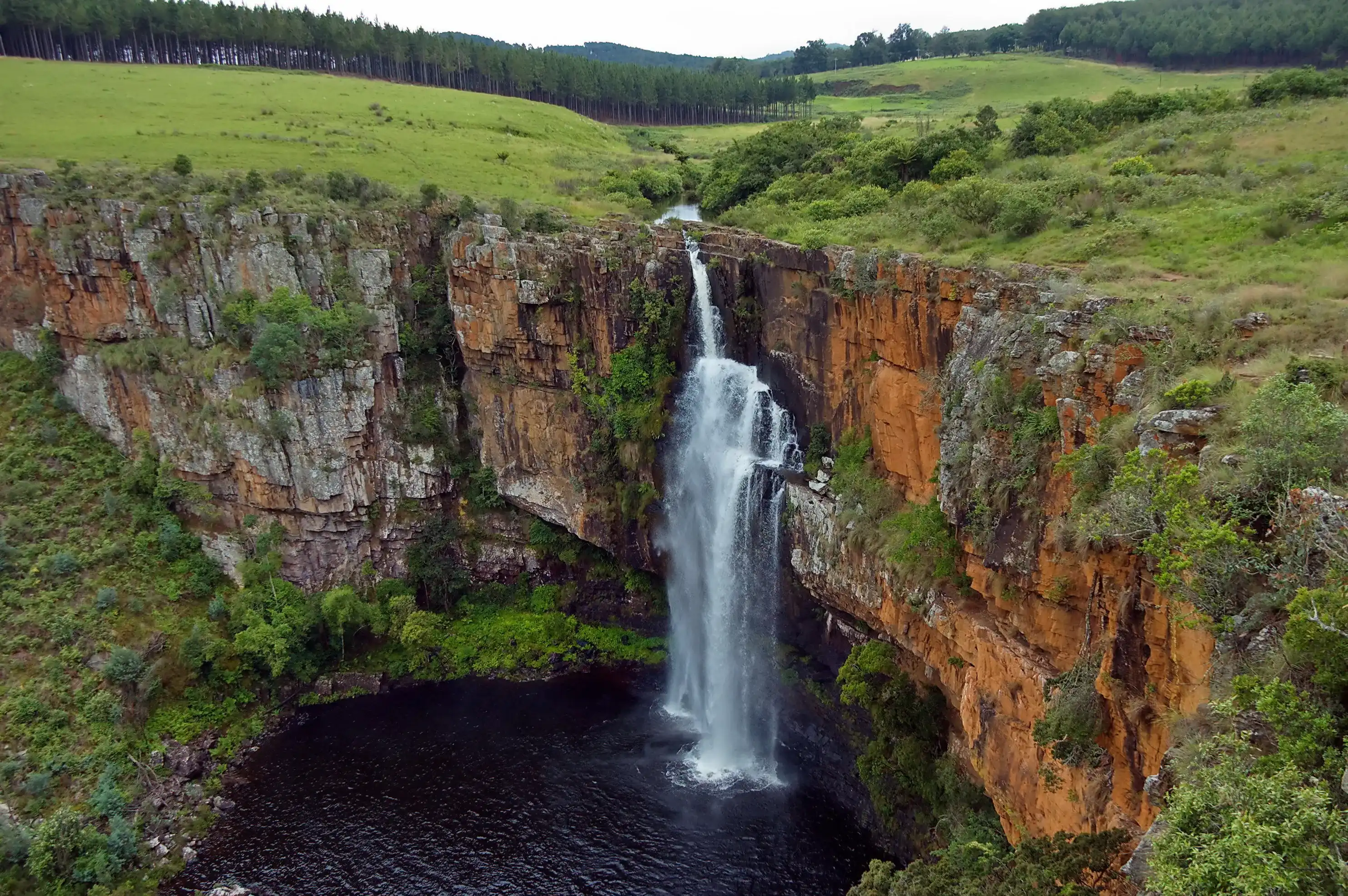 Berlin waterfall. Blyde river, Mpumalanga, Drakensberg, South Africa
