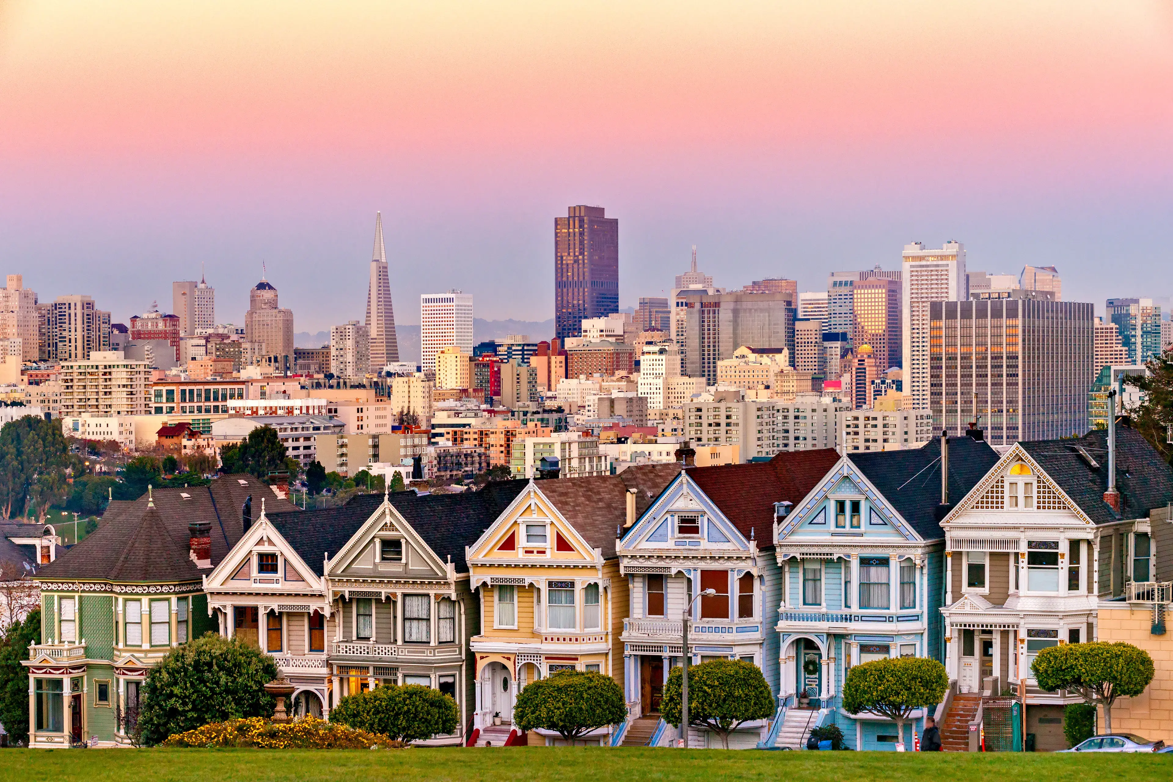 The Painted Ladies of San Francisco, California, USA. The Painted Ladies of San Francisco, California, USA.