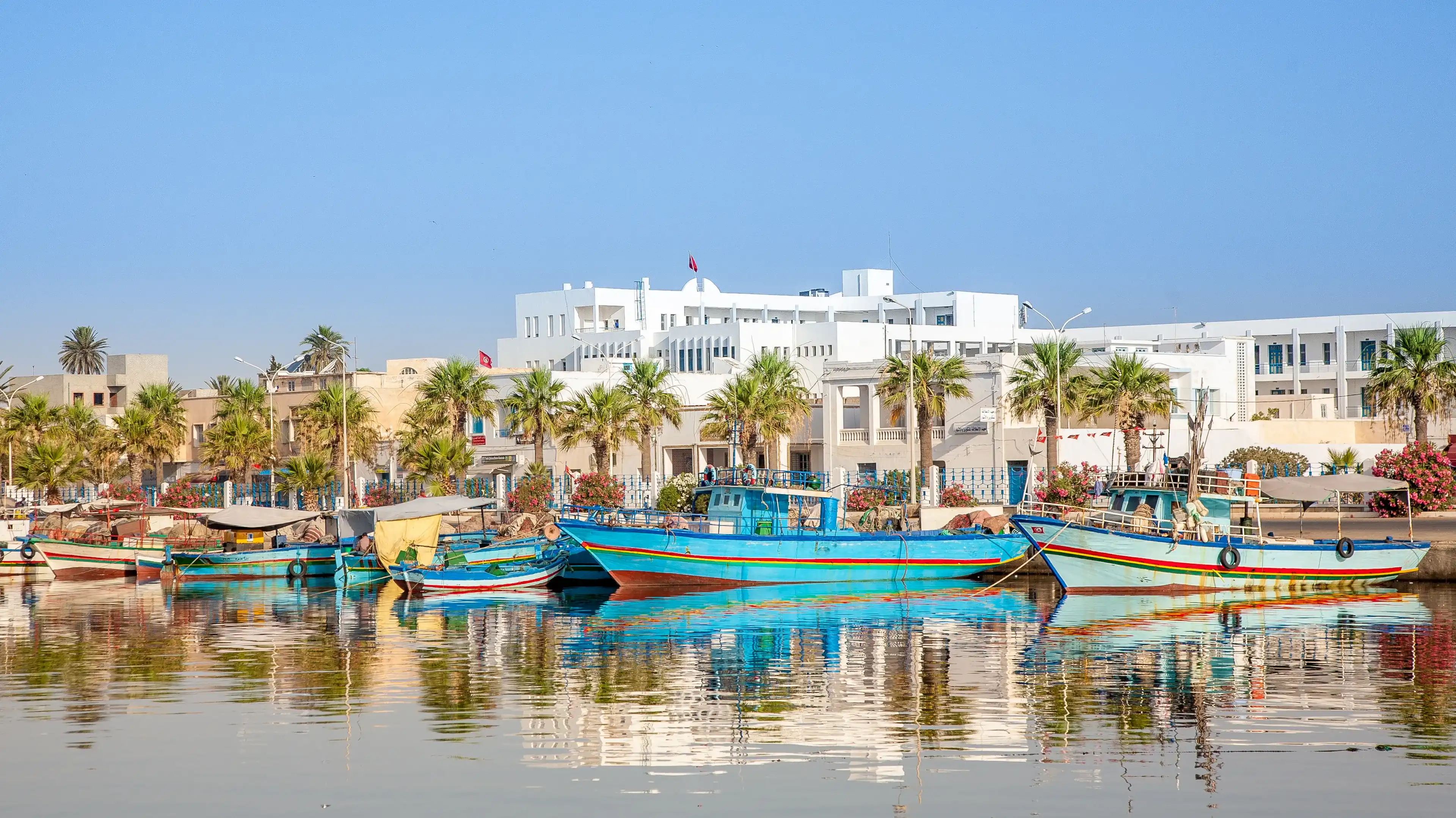 Wooden boats,hammamet tunisia
