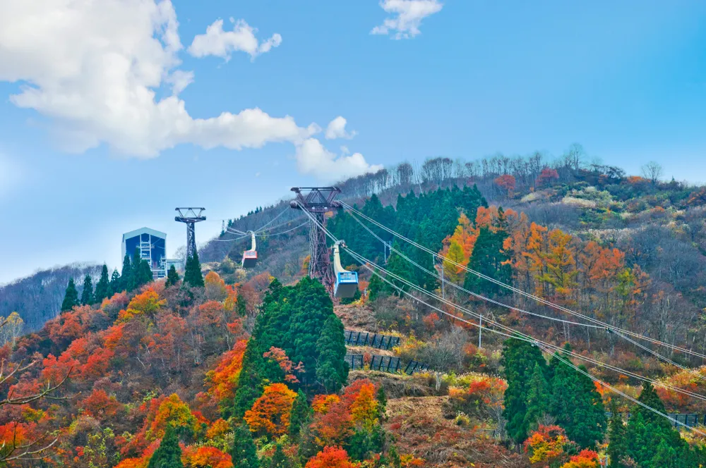 Echigo Yuzawa Ropeway at Niigata prefecture, Japan