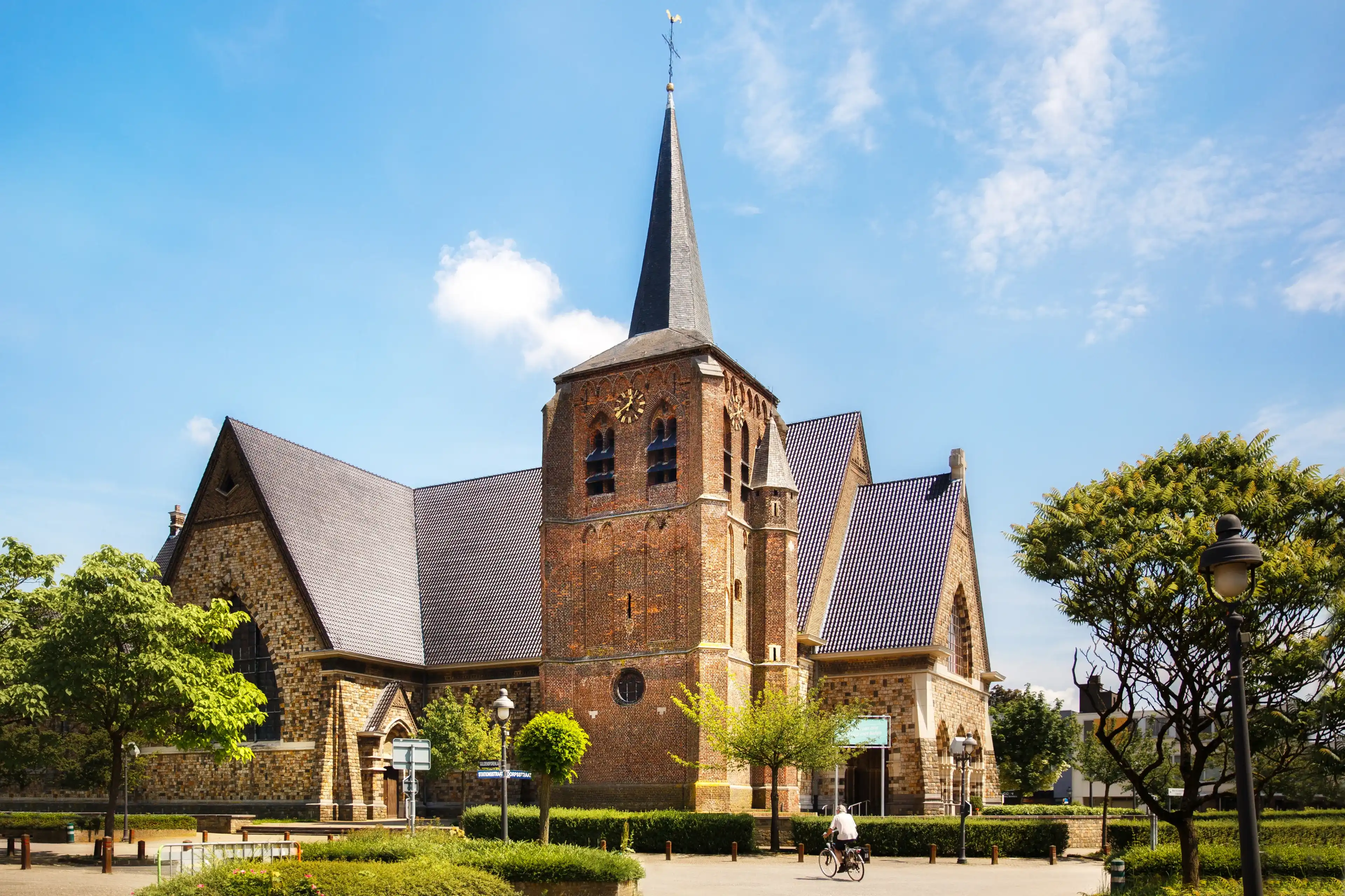 Catholic Church Sint-Martinuskerk in Houthalen-Helchteren, Belgium.