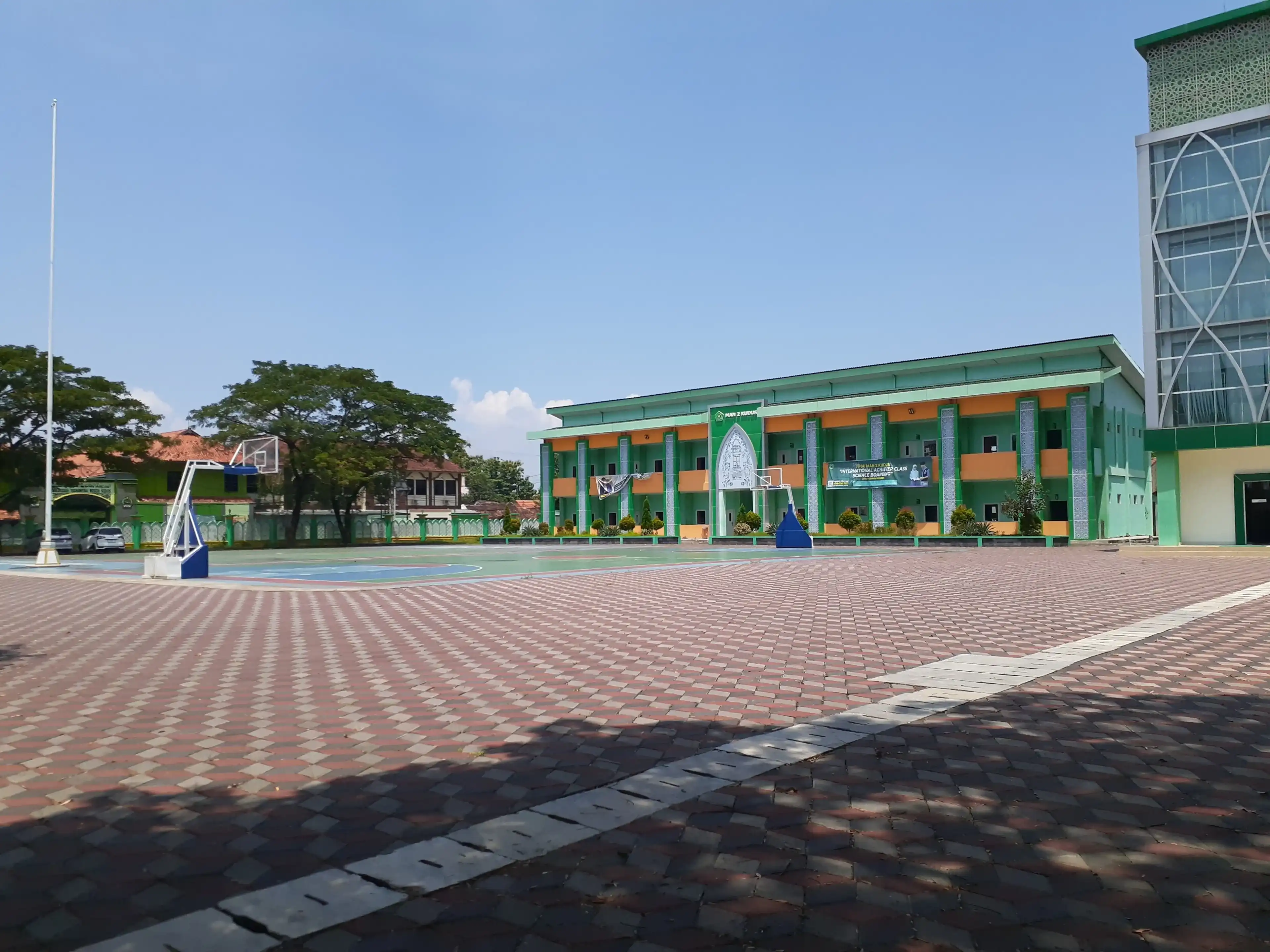Kudus, Indonesia - April 07 2025 : MAN 2 Kudus school building. Kudus, Indonesia - April 07 2025 : MAN 2 Kudus school building.