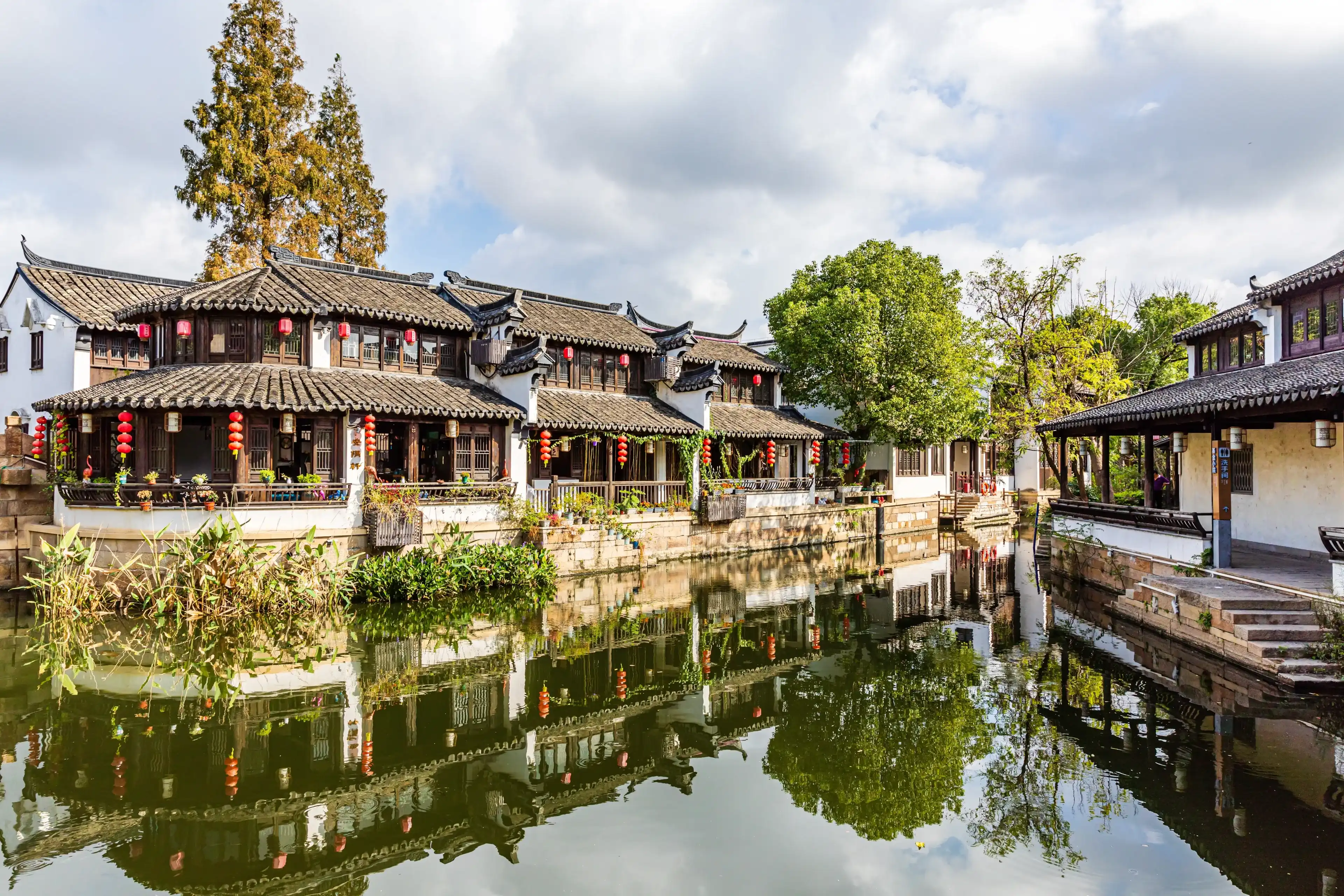 Lili Ancient Town Wujiang Suzhou Jiangsu China Lili Ancient Town Wujiang Suzhou Jiangsu China