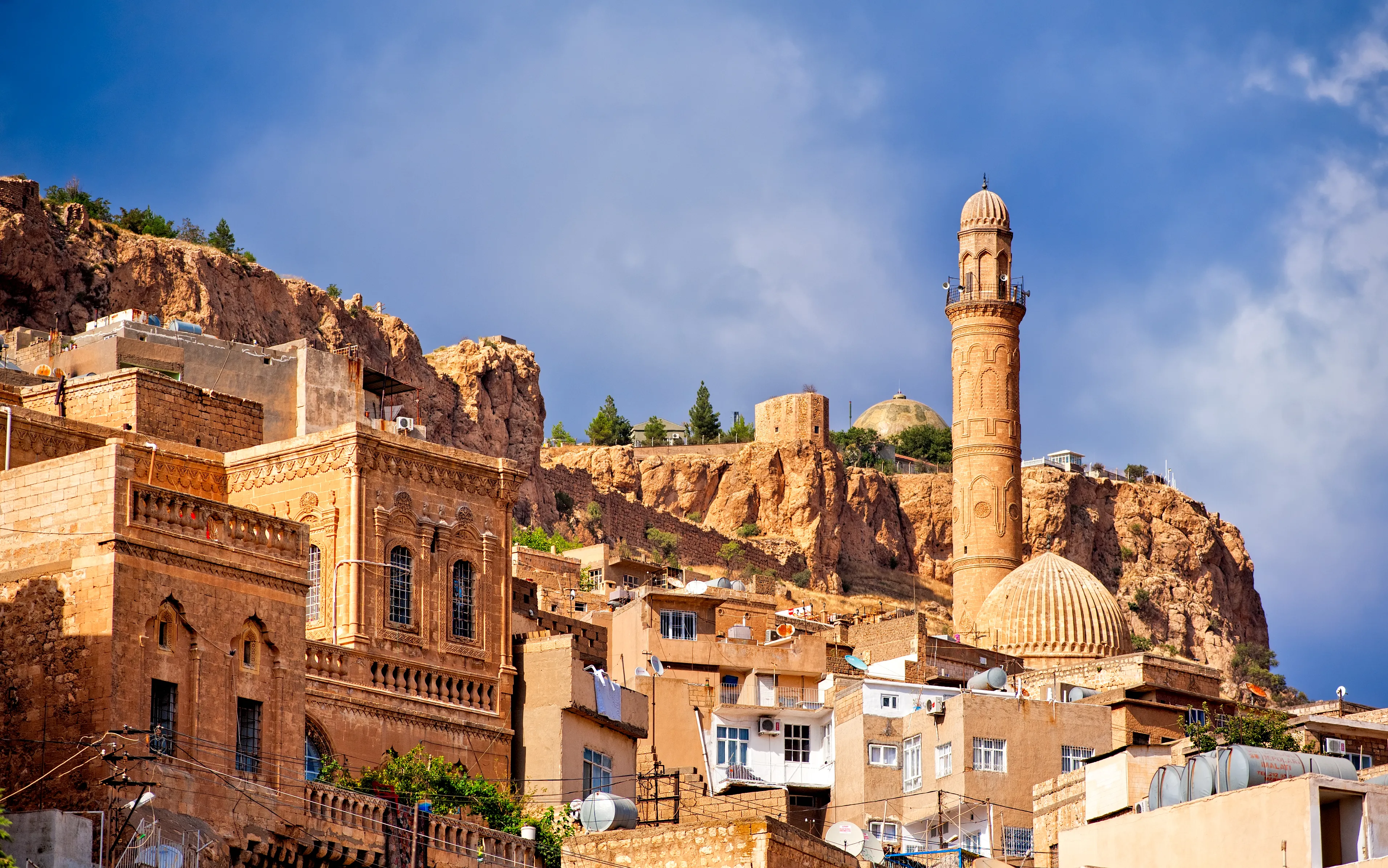 Old town of Mardin, small town near Diyarbakir on syrian border in Turkey