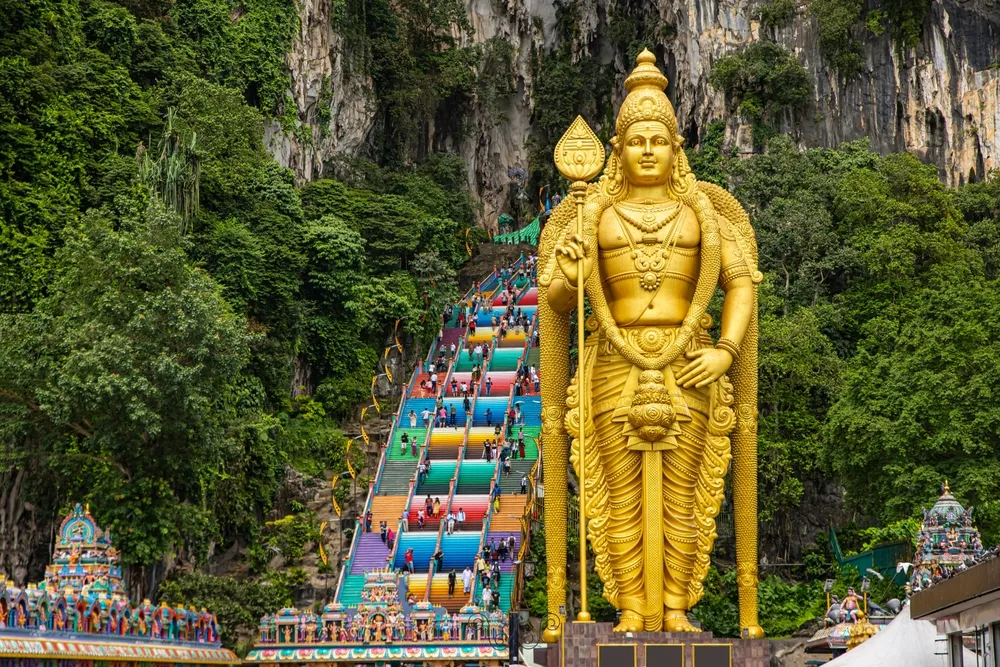 Batu Caves near Kuala Lumpur, the capital of Malaysia