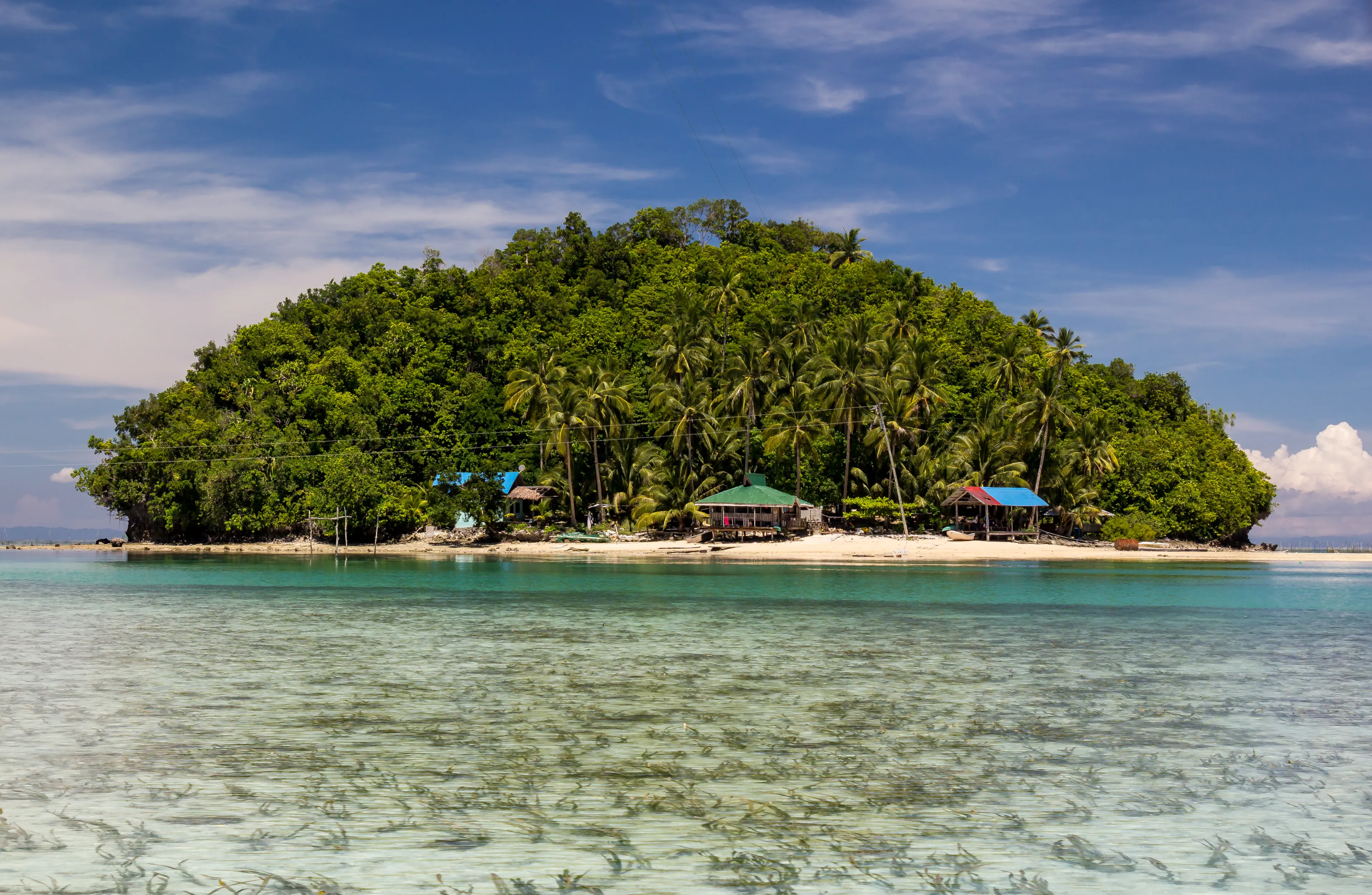 Beautiful small island in Del Carmen Philipines