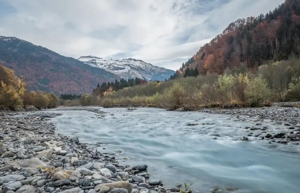 River in France near Samoëns named: Le Giffre River in France near Samoëns named: Le Giffre