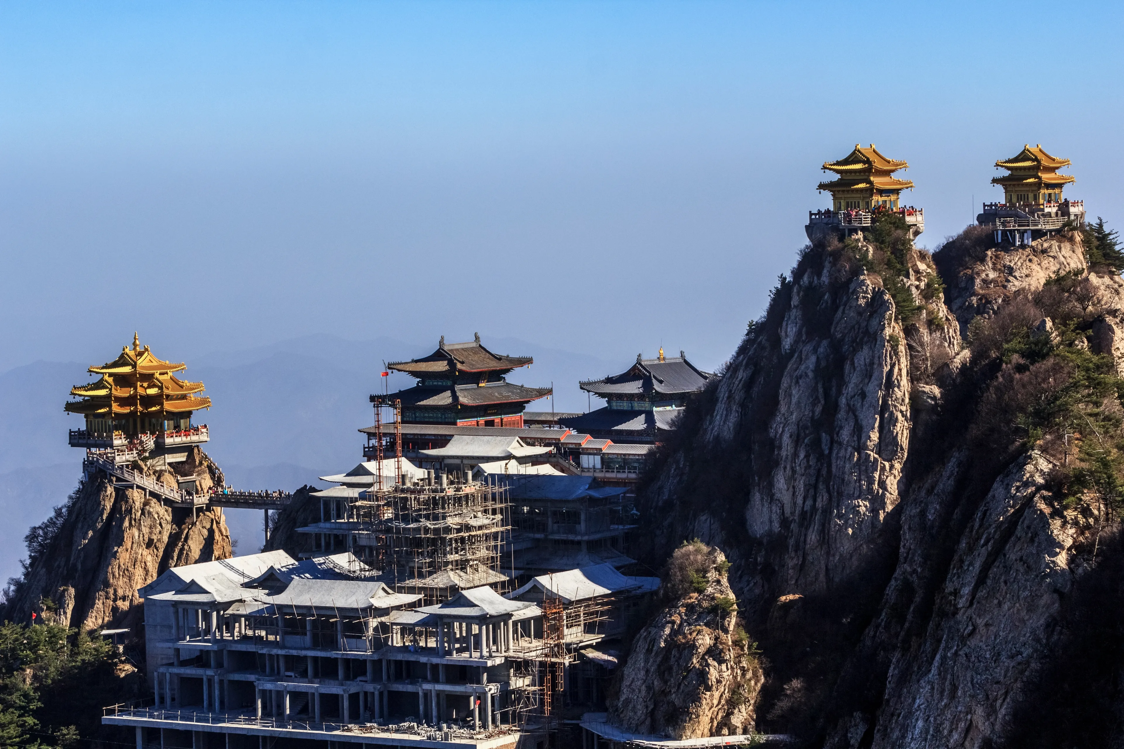 Scenery of Laojun Mountain in Luanchuan Luoyang Henan China