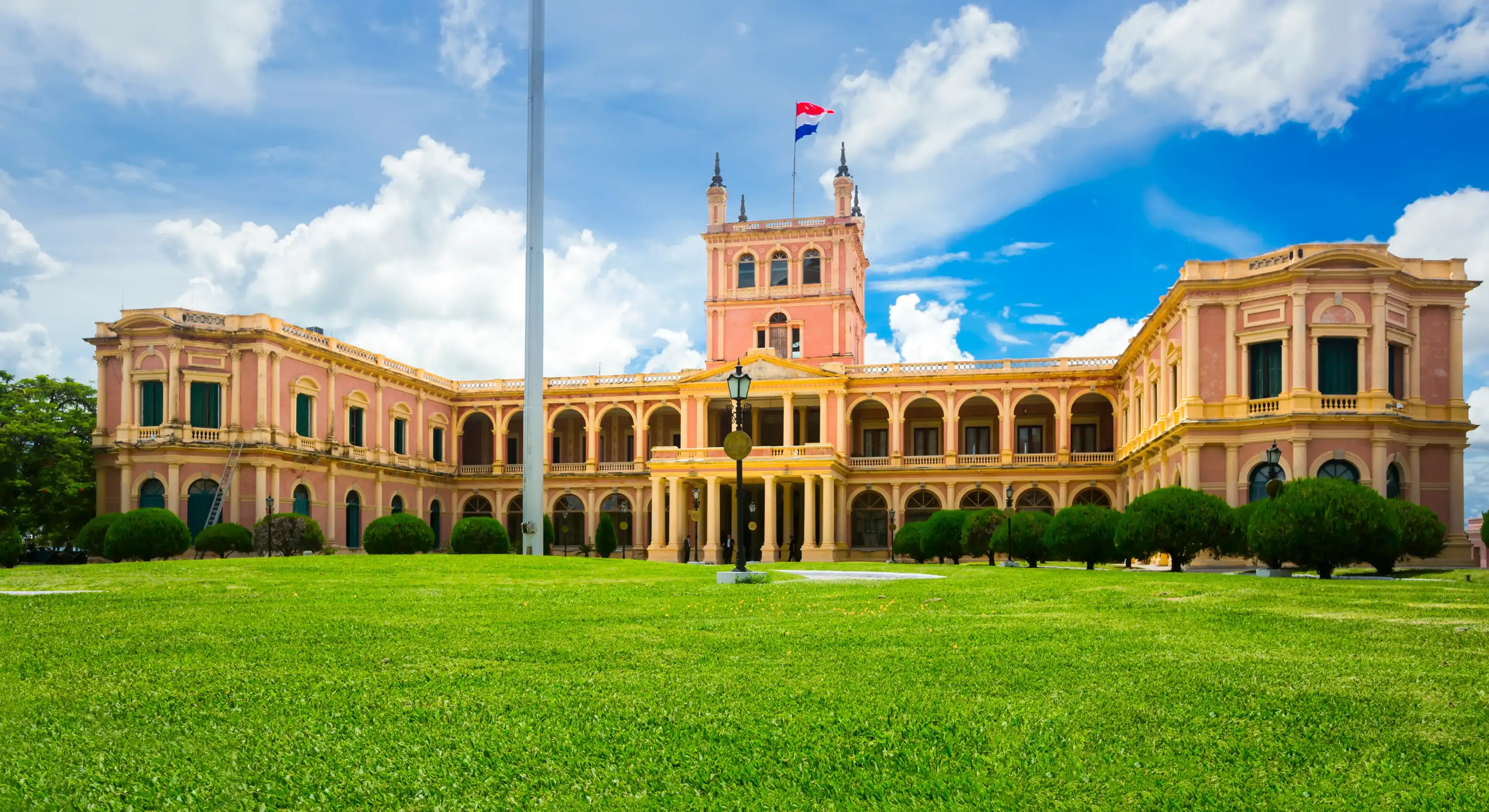 Historical presidential and governmental Palacio de los Lopez in Asuncion