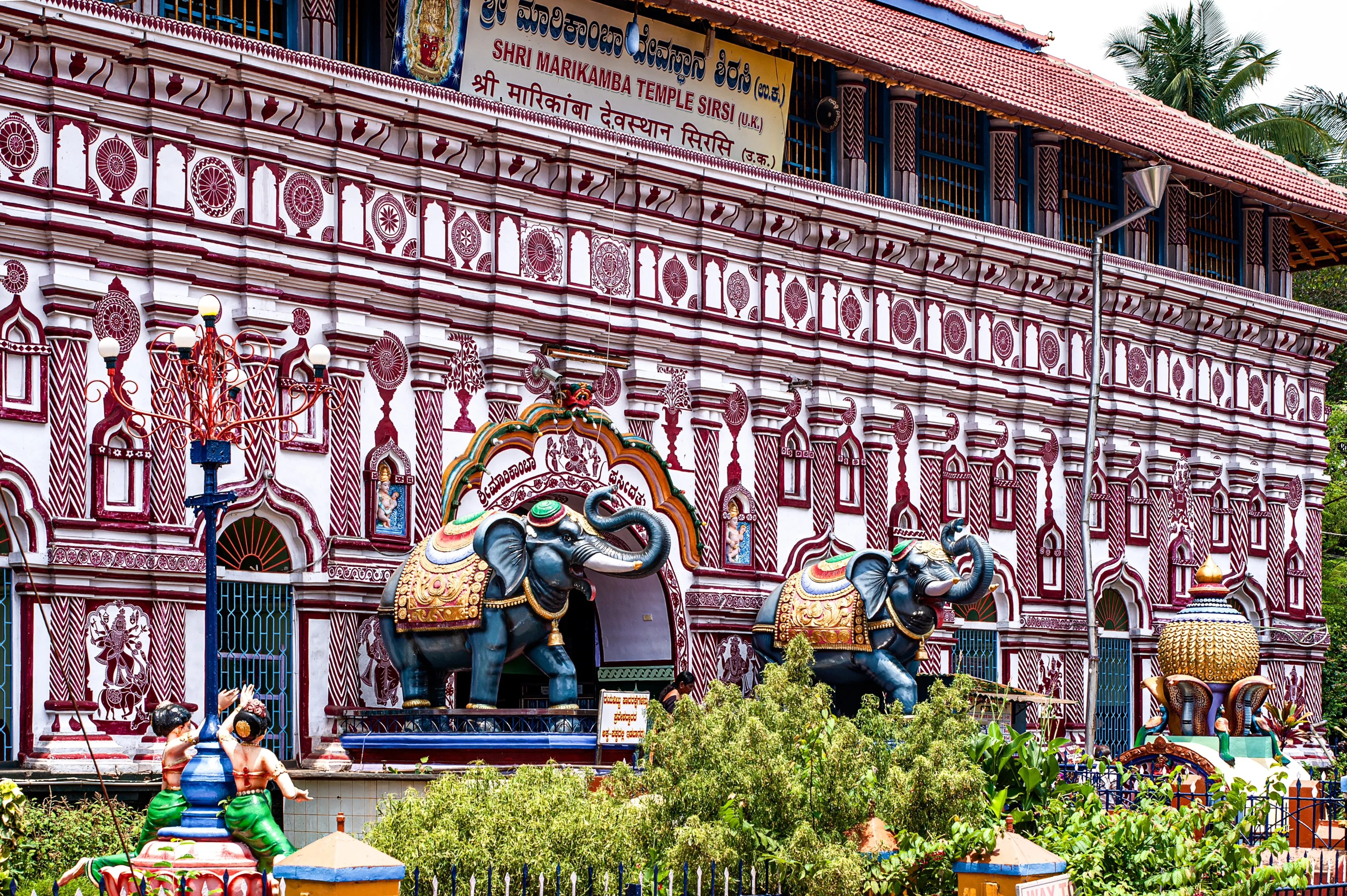 06 04 2014 Vintage Old Shri Marikamba Temple Sirsi U.K Karnataka India Asia
