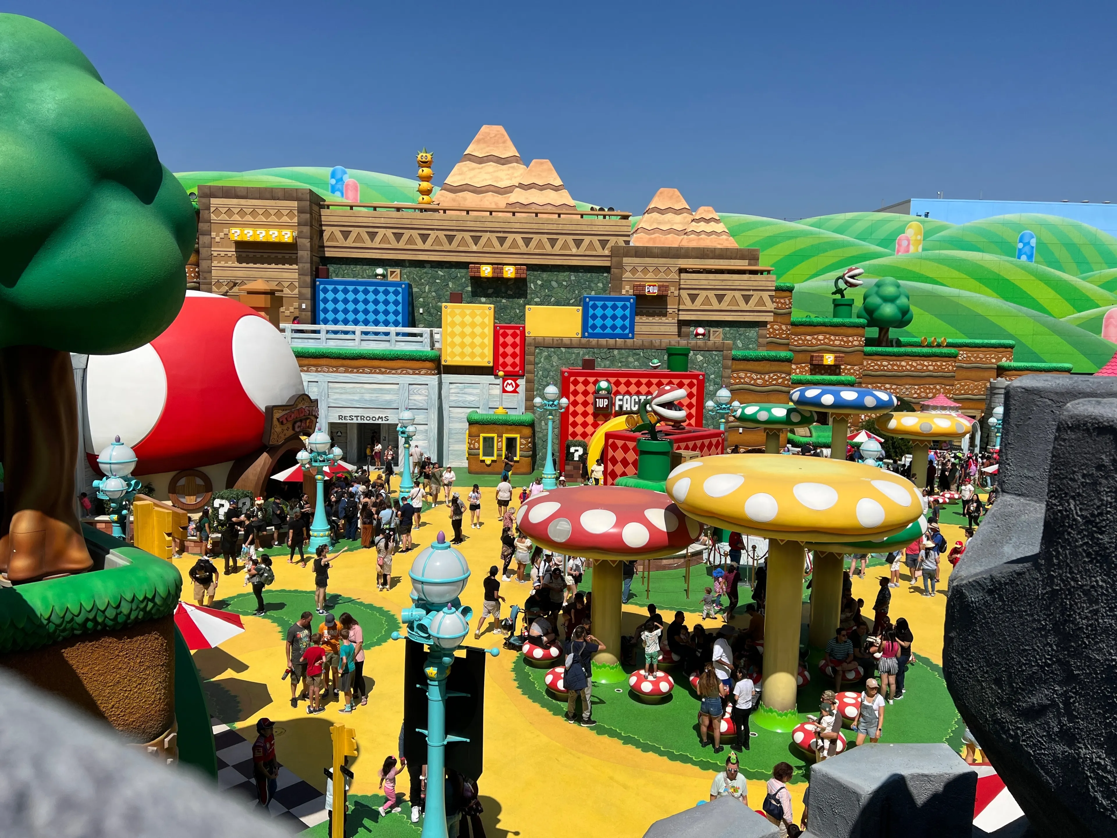 Universal City, California - September 14, 2023: Super Nintendo World at Universal Studios Hollywood