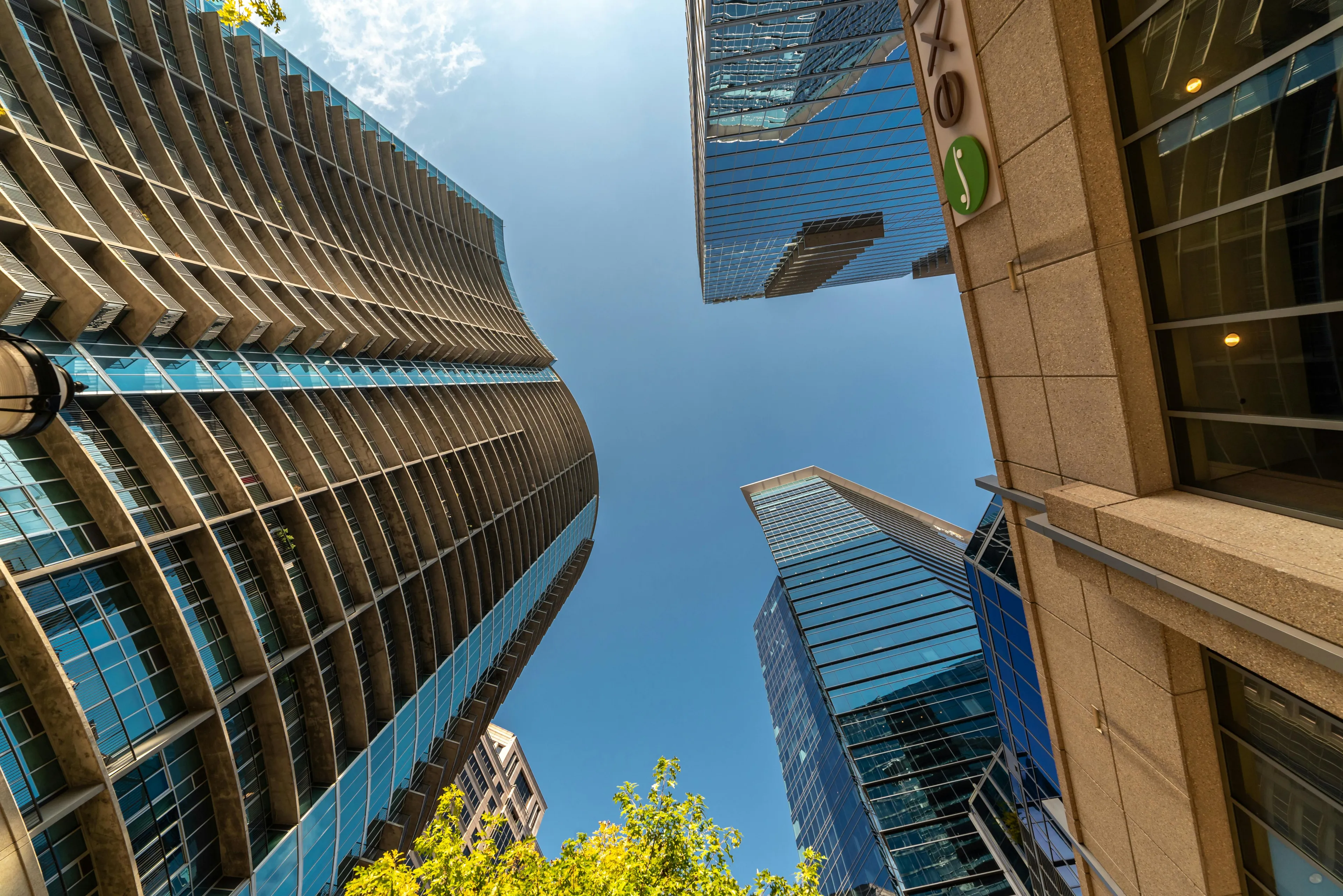 Modern Skyscrapers in Downtown Atlanta Skyscraper Frame