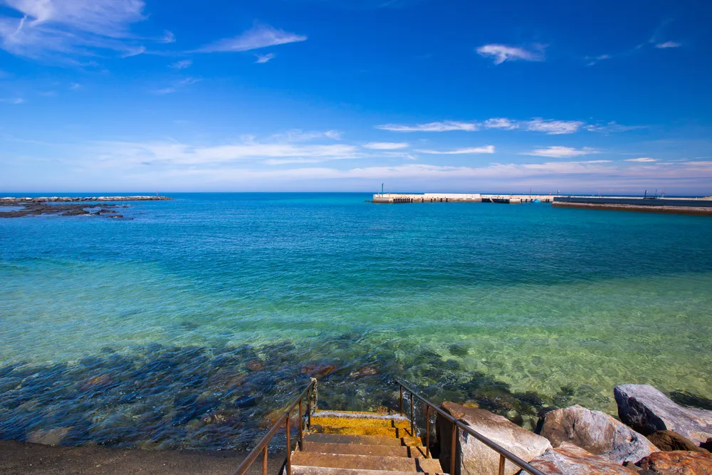 Taiwan Penghu beach coast scenery