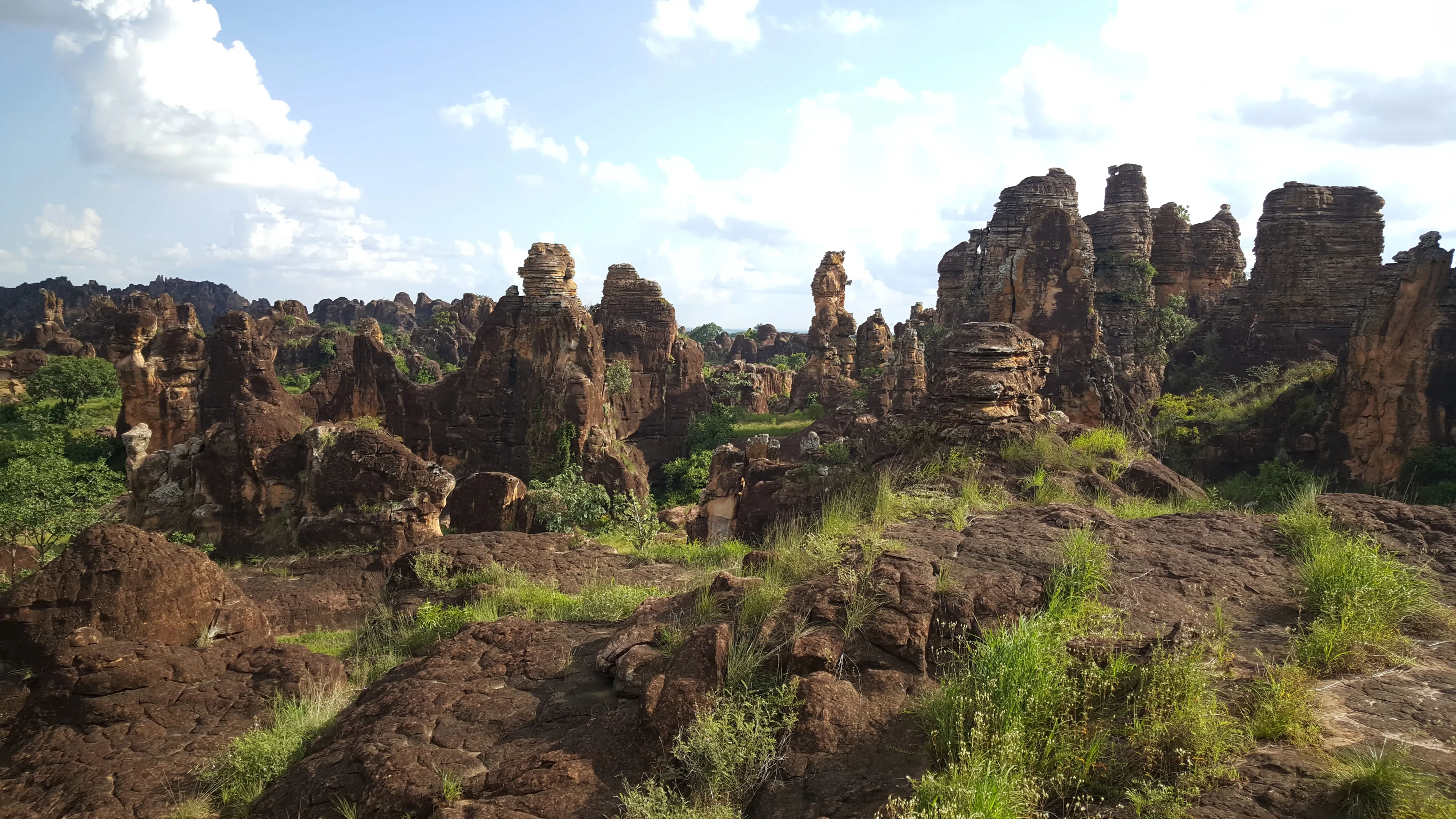 The Sindou peaks in Burkina Faso