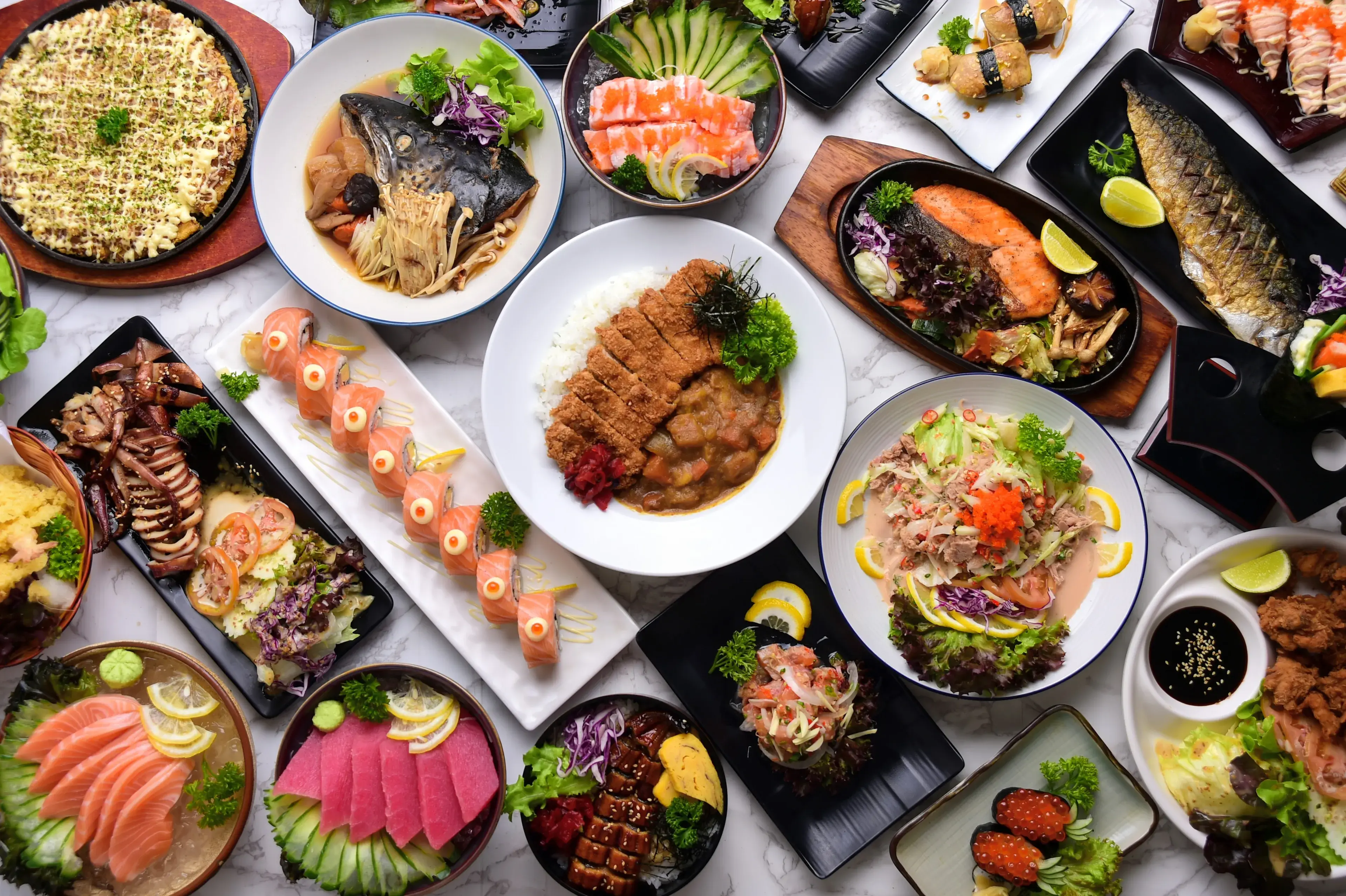 Authentic Japanese foods and meal Authentic Japanese foods and meal