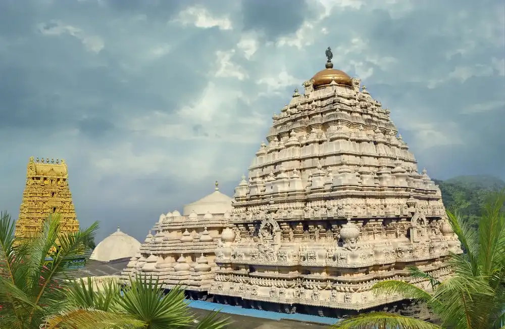 Hindu Narasimha temple located in the Visakhapatnam City suburb of Simhachalam in Andhra Pradesh, South India