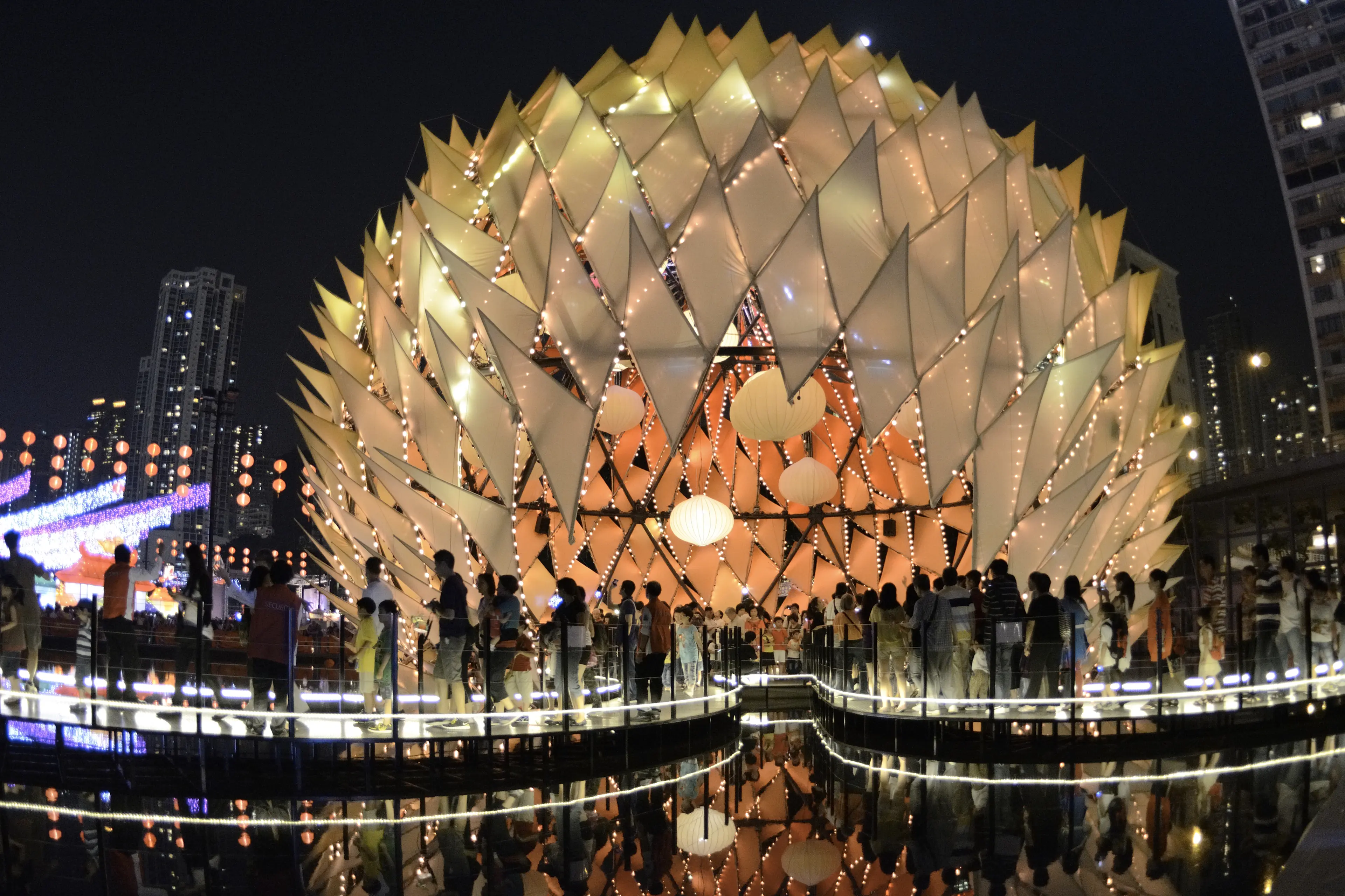 The mid-autumn festival in Hong Kong