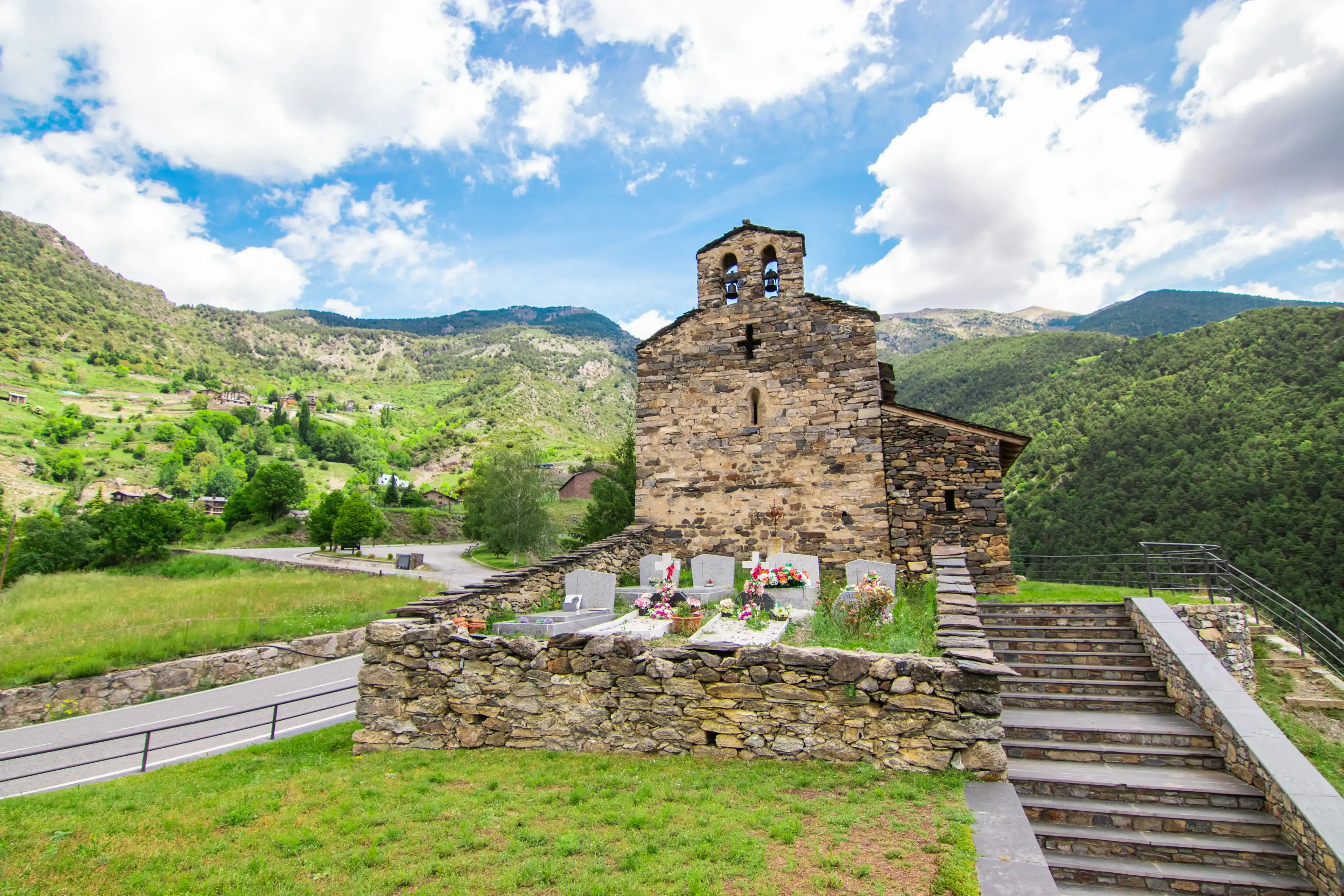 Església de Sant Serni de Nagol is a church located in Sant Julià de Lòria, Andorra. It is known for its Romanesque paintings. It was built in the 11th century.