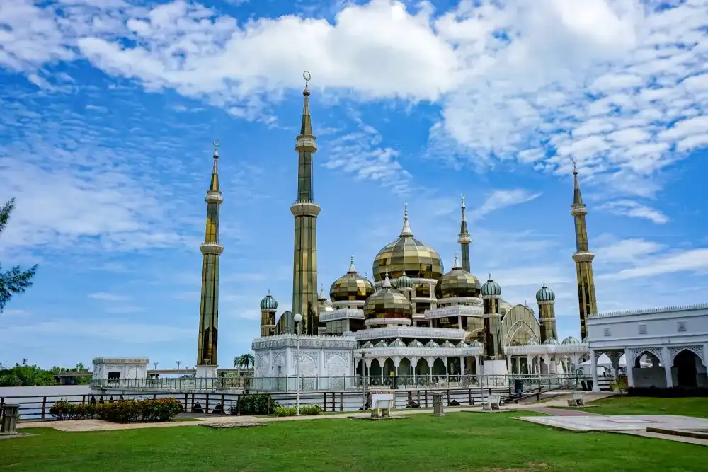 Crystal mosque in Kuala Terengganu, Malaysia