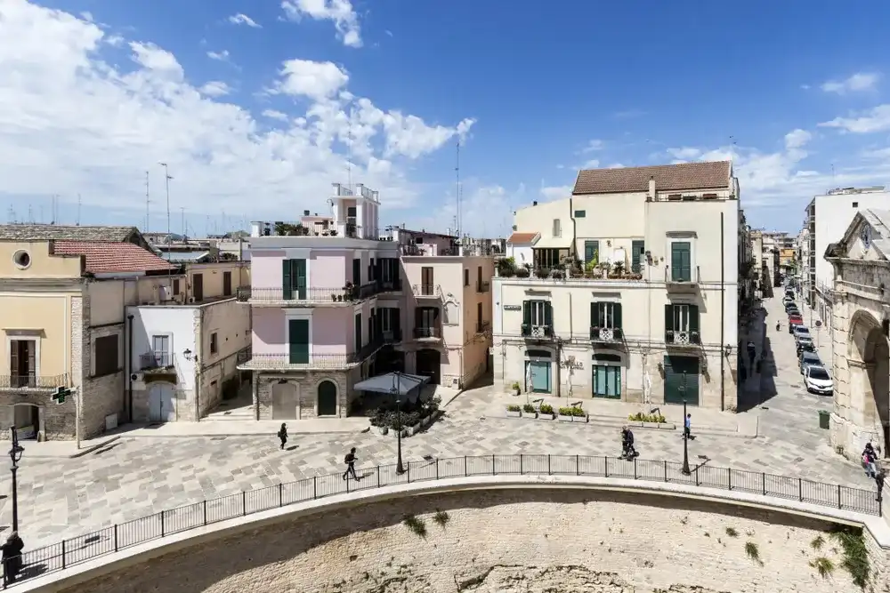 Bitonto, Italy - May 05, 2017: view of principal square in Bitonto, Puglia, Italy Bitonto, Italy - May 05, 2017: view of principal square in Bitonto, Puglia, Italy