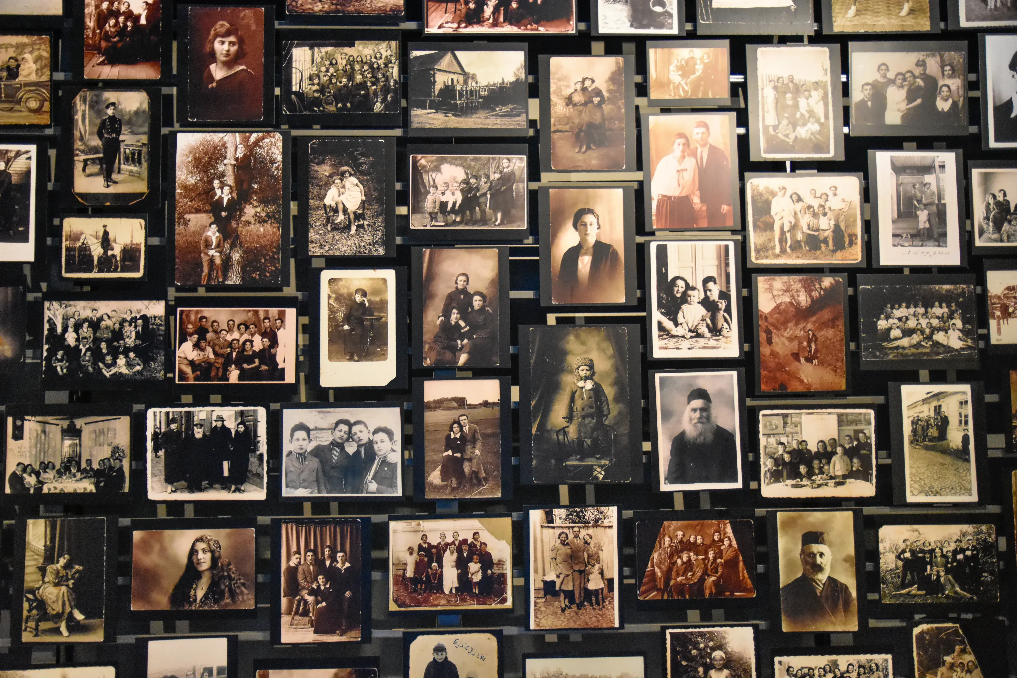 Washington DC, - Dec. 19: Internal view of the Holocaust Memorial Museum. Real pictures of the deported, Nazi propaganda, crematorium, objects. Shot at December 19, 2015 in Washington DC, USA. Washington DC, - Dec. 19: Internal view of the Holocaust Memorial Museum. Real pictures of the deported, Nazi propaganda, crematorium, objects. Shot at December 19, 2015 in Washington DC, USA.