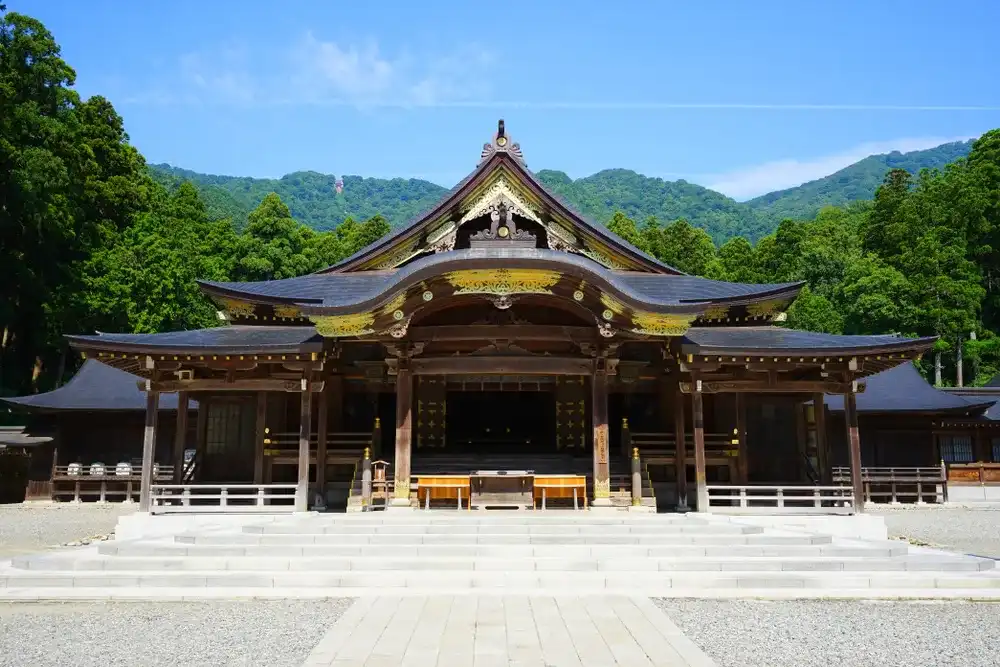 Yahiko Shrine at Yahiko Village, Niigata , Japan